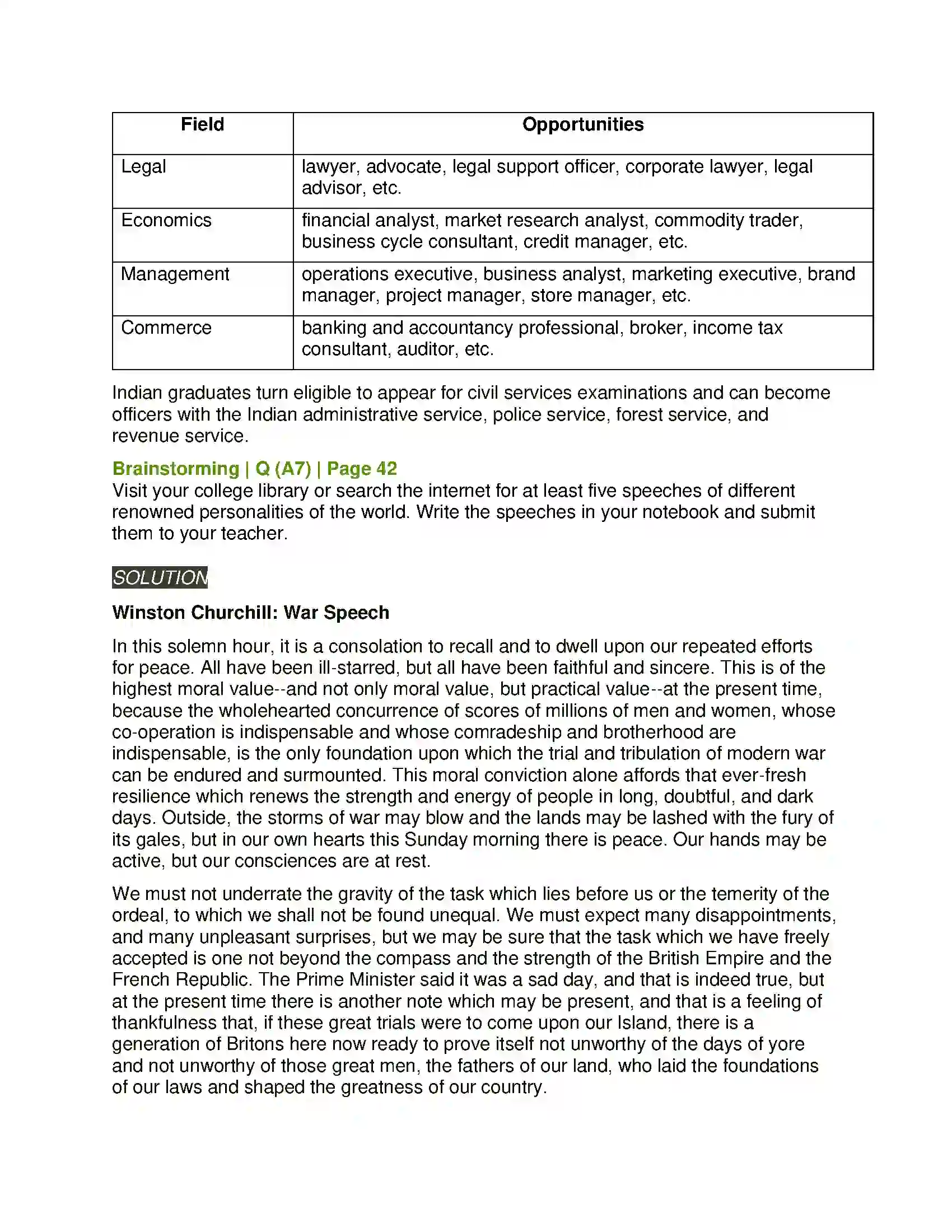 Maharashtra Board Class 11th English 1.4 Pillars of Democracy Solution 15