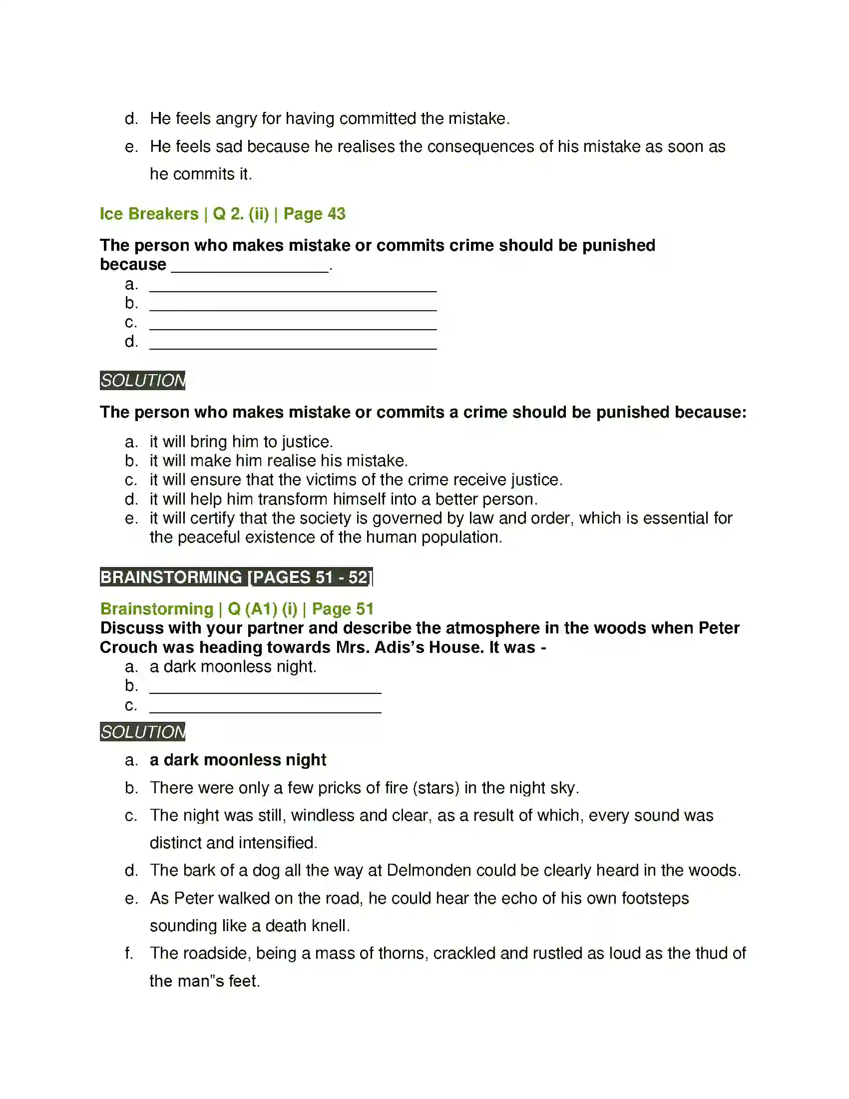 Maharashtra Board Class 11th English Adis Solution 2
