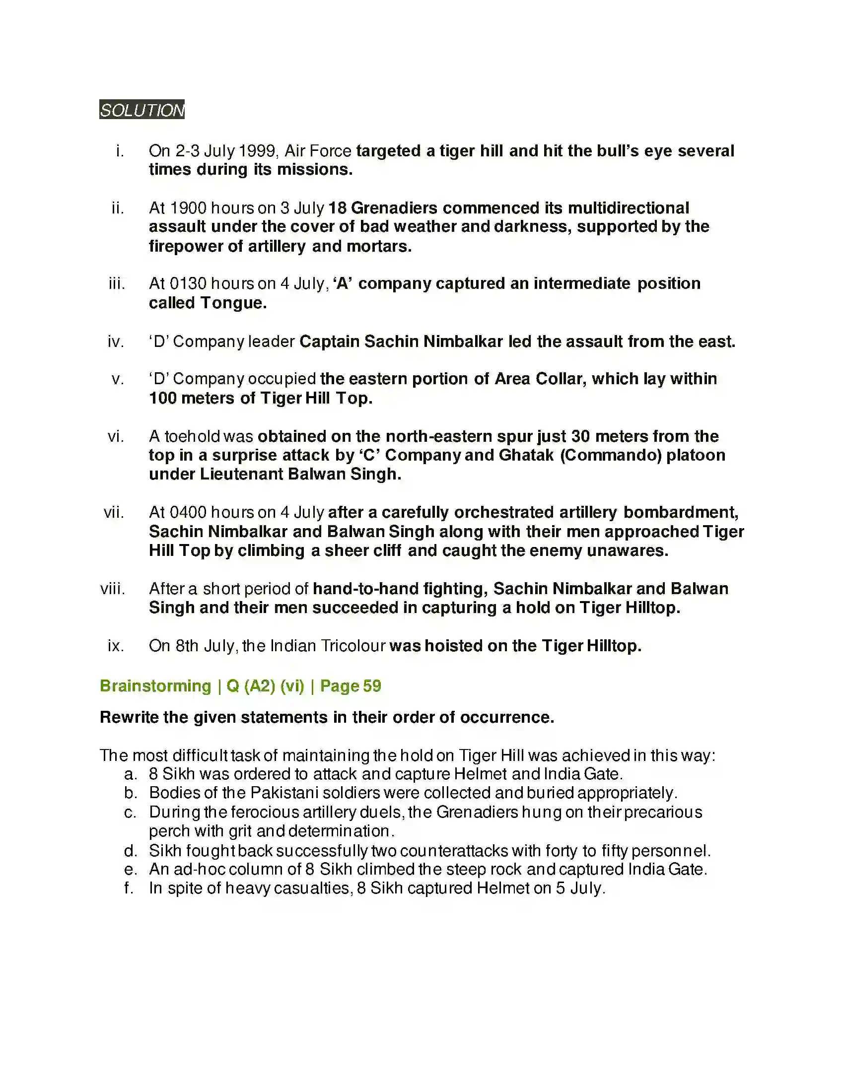Maharashtra Board Class 11th English 1.6 Tiger Hills Solution 7