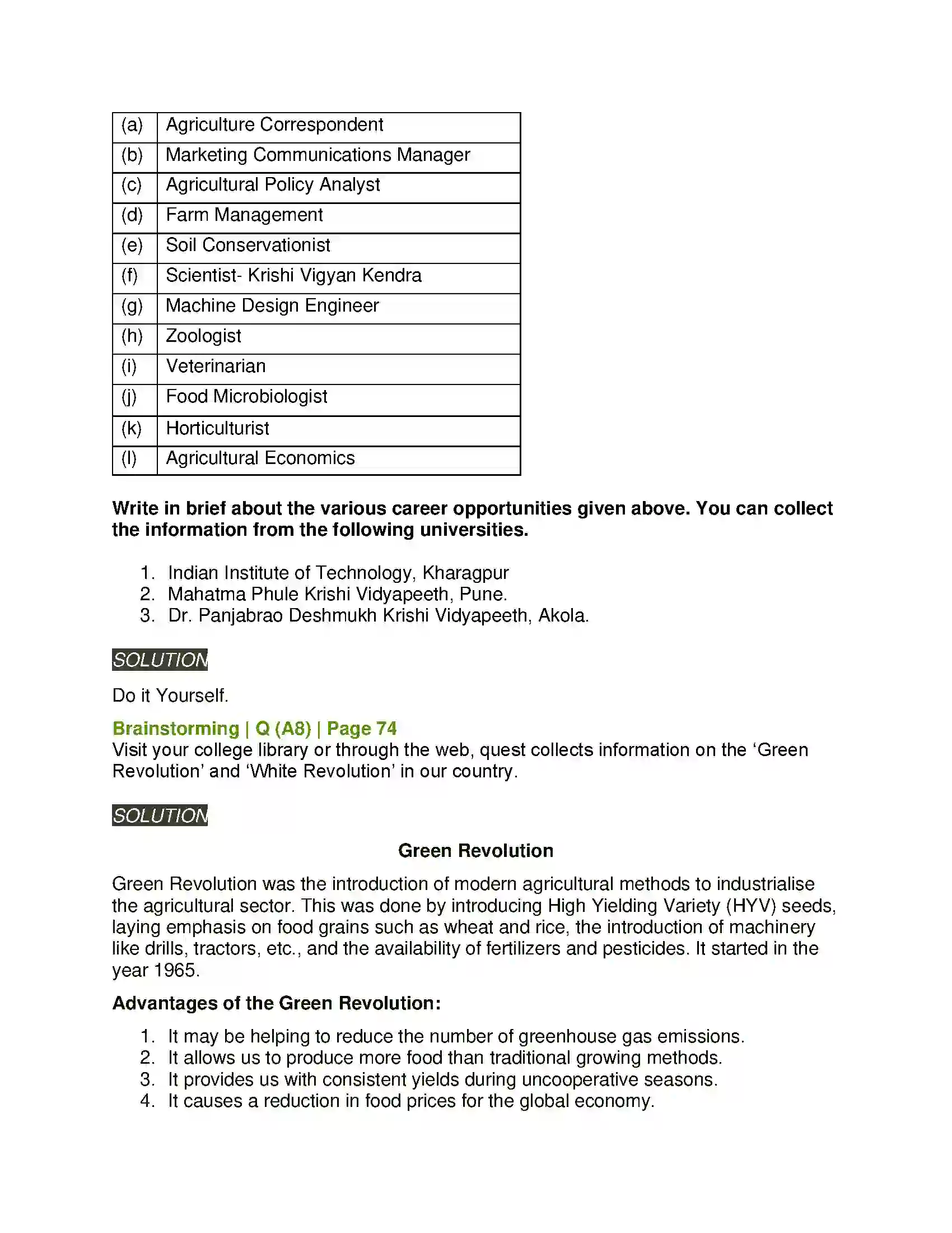 Maharashtra Board Class 11th English 2.2 The Sower Solution 10