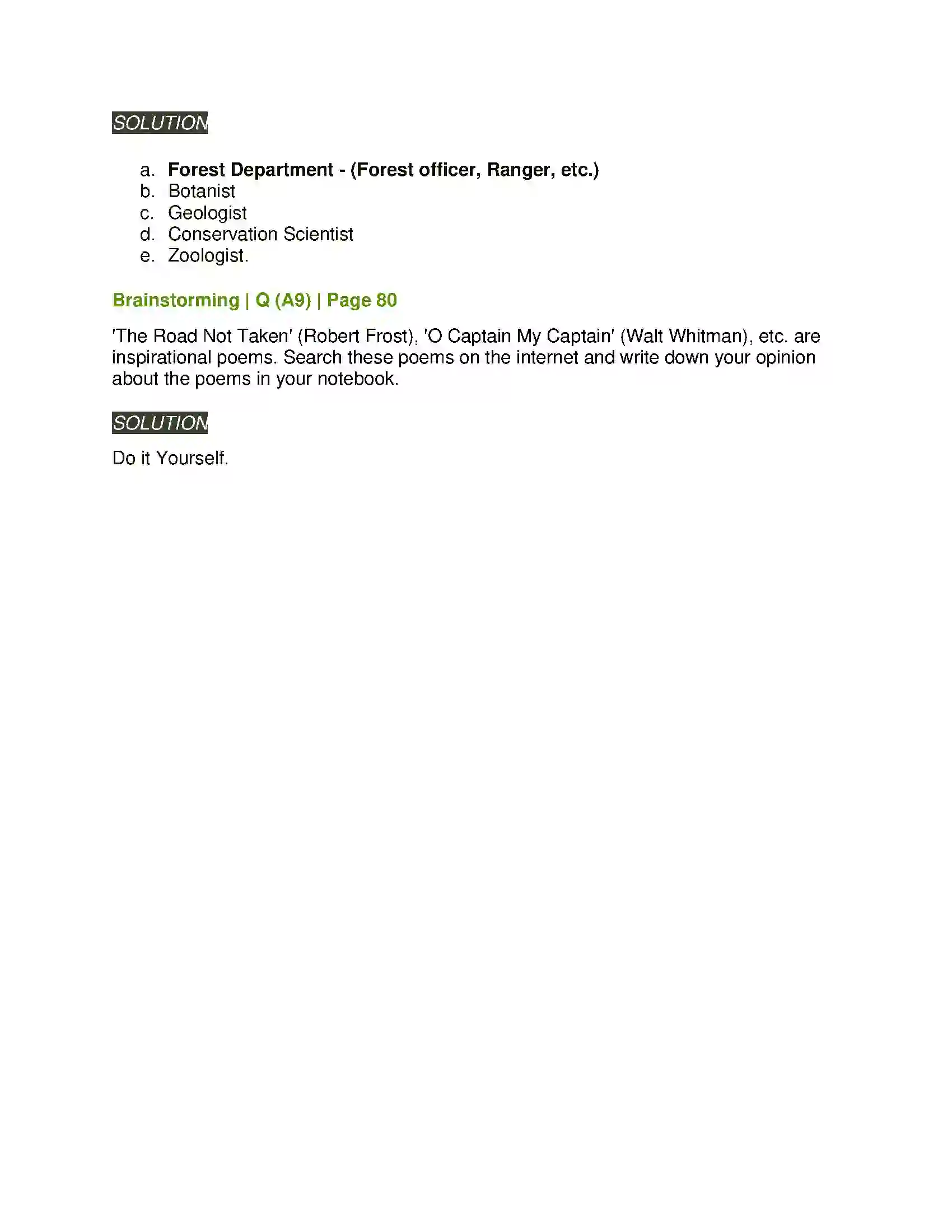 Maharashtra Board Class 11th English 2.3 There is Another Sky Solution 11