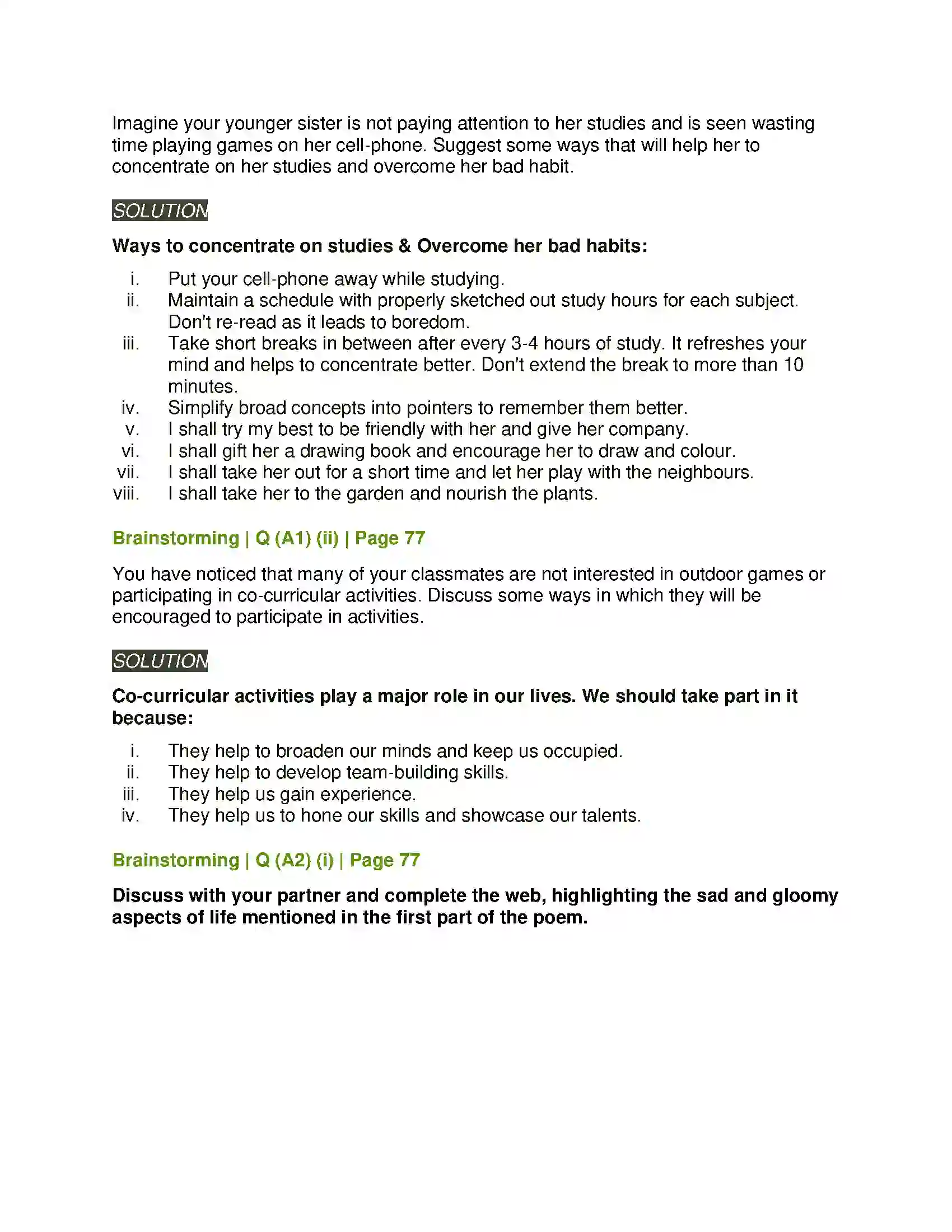 Maharashtra Board Class 11th English 2.3 There is Another Sky Solution 3