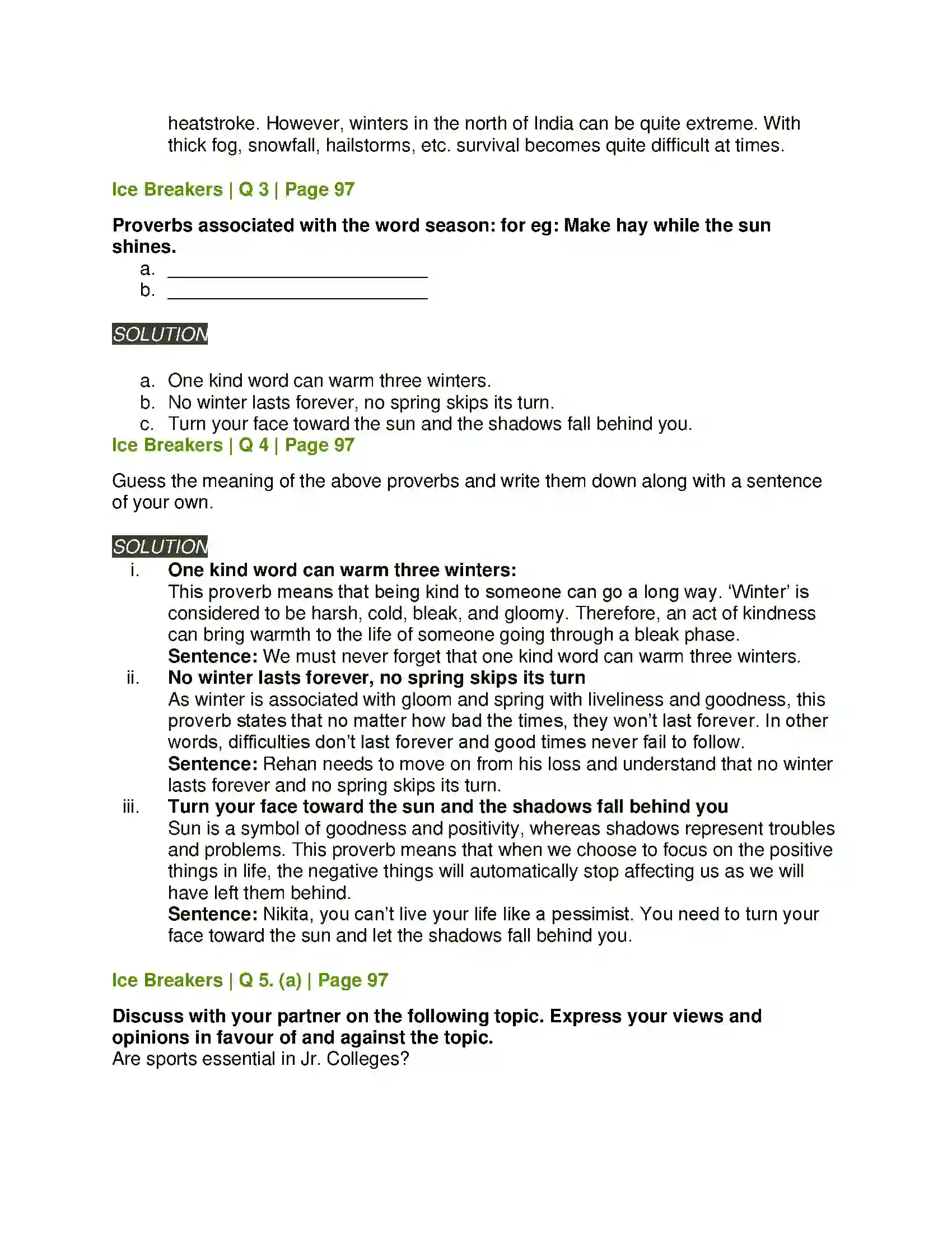 Maharashtra Board Class 11th English 3.1 Expansion of Ideas Solution 2