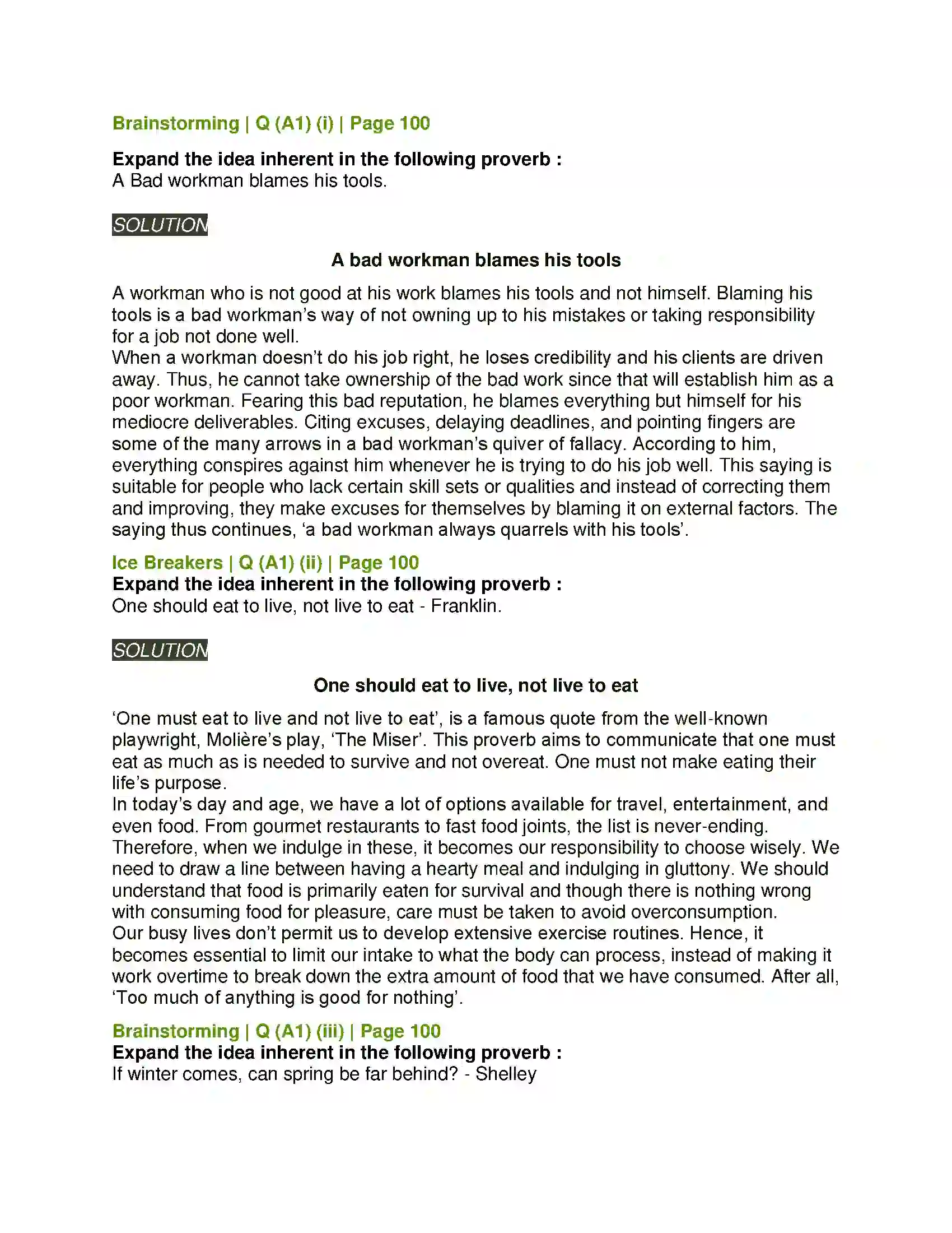 Maharashtra Board Class 11th English 3.1 Expansion of Ideas Solution 4