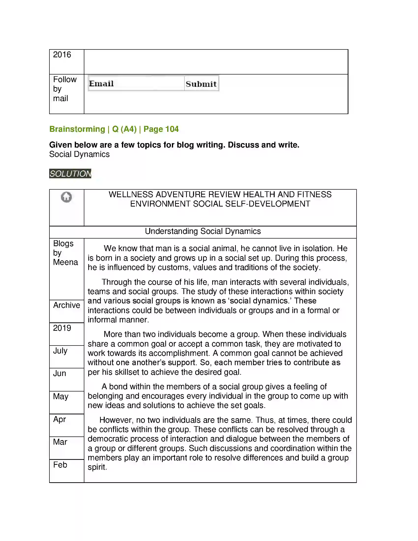 Maharashtra Board Class 11th English 3.2 Blog Writing Solution 11