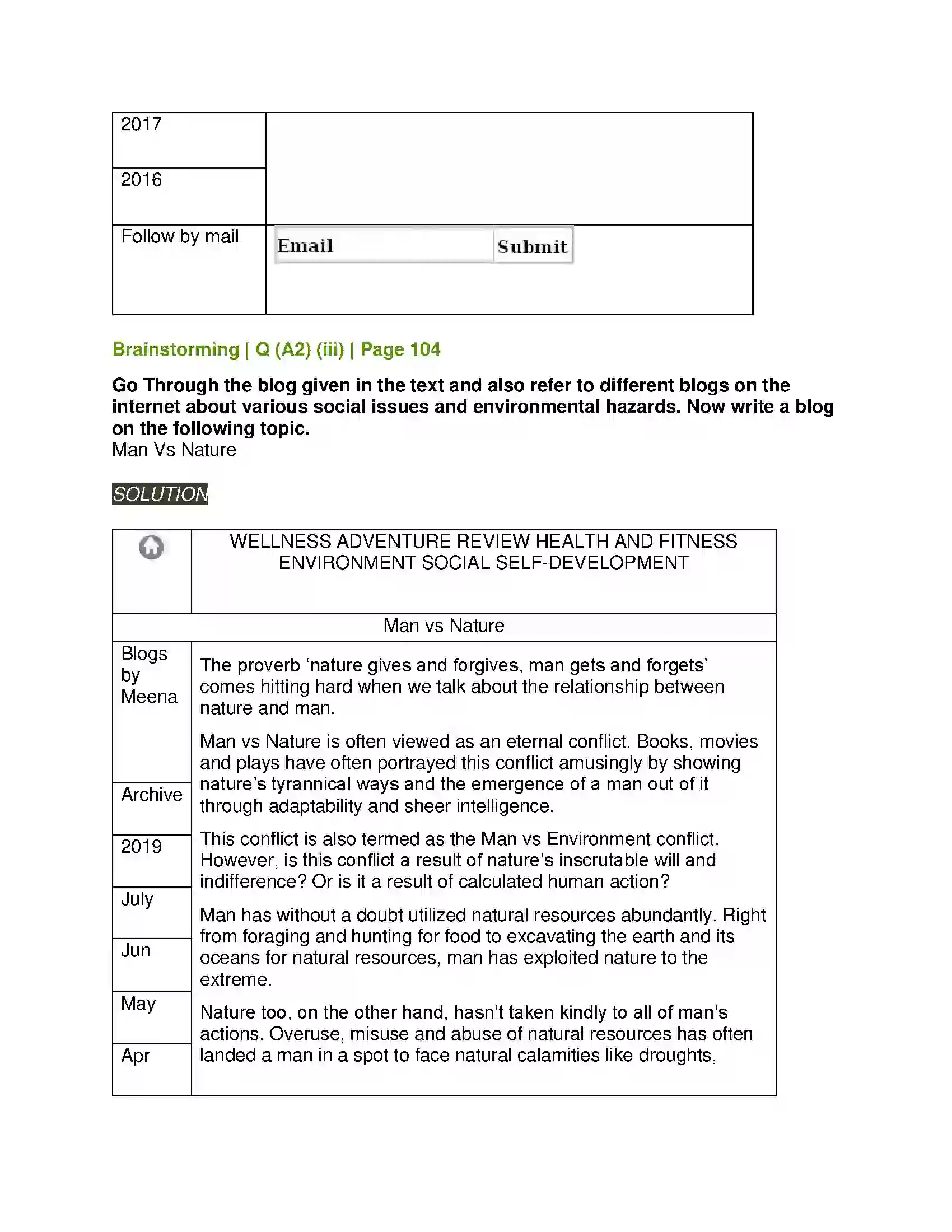 Maharashtra Board Class 11th English 3.2 Blog Writing Solution 5