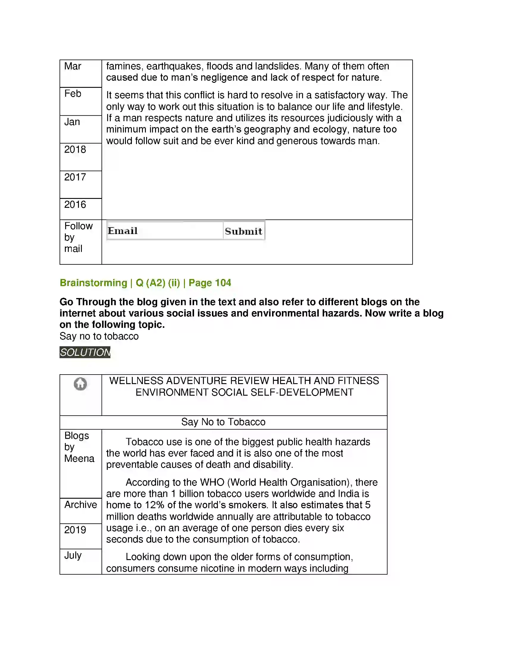 Maharashtra Board Class 11th English 3.2 Blog Writing Solution 6
