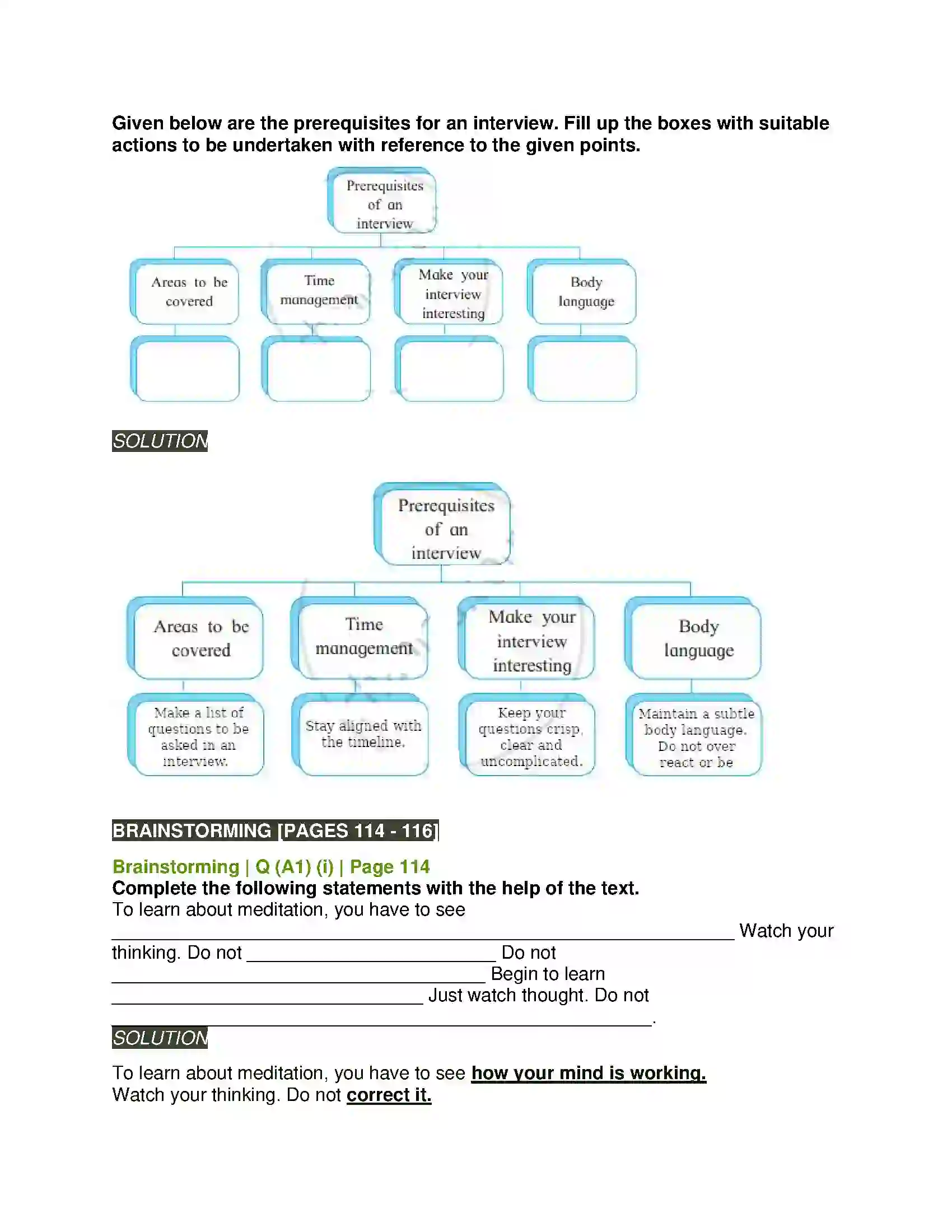 Maharashtra Board Class 11th English 3.4 Interview Solution 2