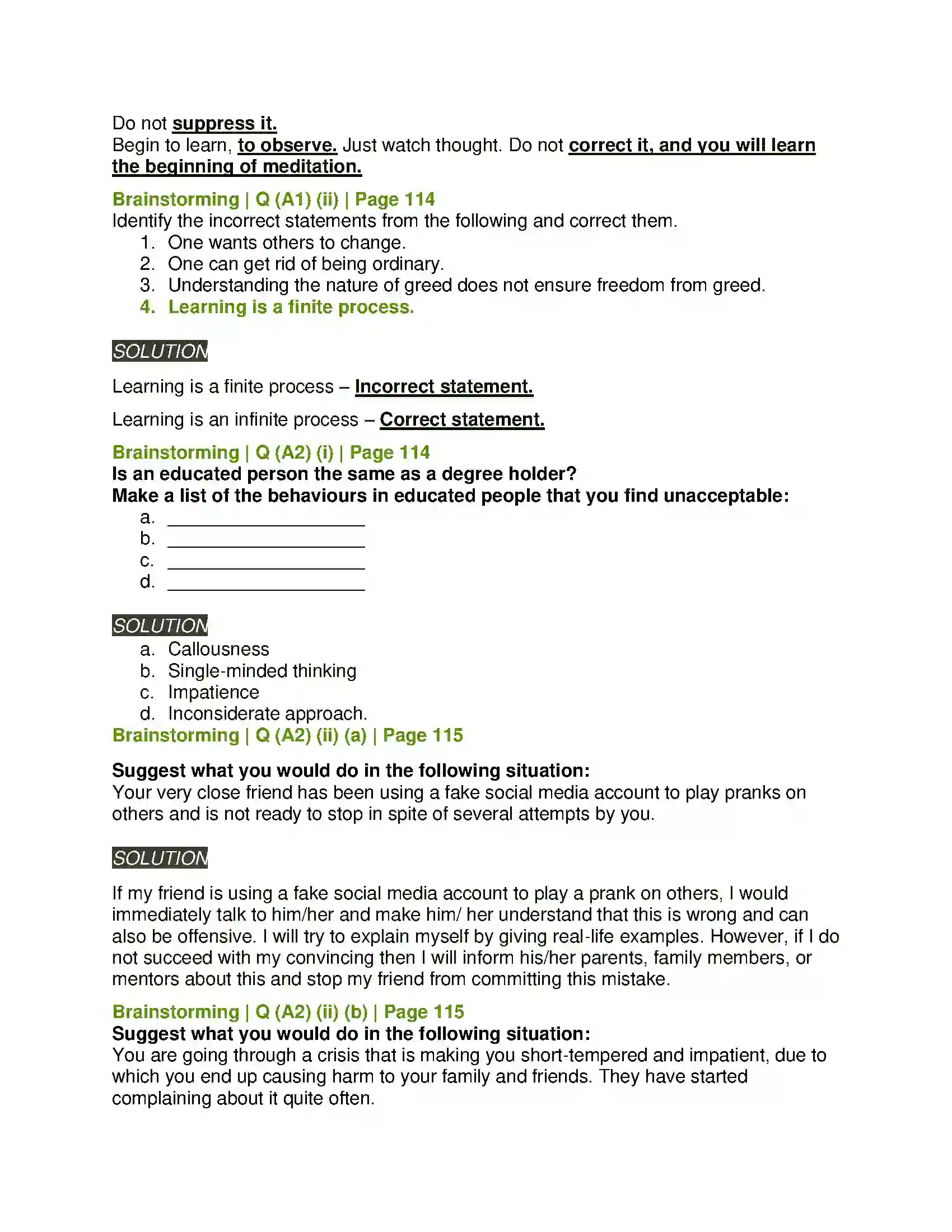 Maharashtra Board Class 11th English 3.4 Interview Solution 3
