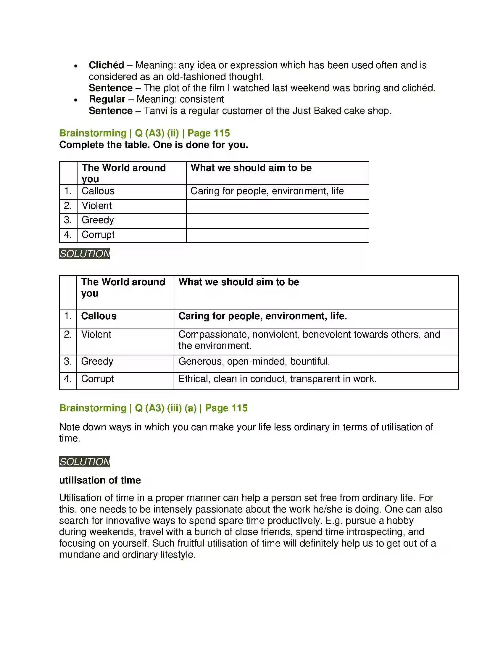 Maharashtra Board Class 11th English 3.4 Interview Solution 5