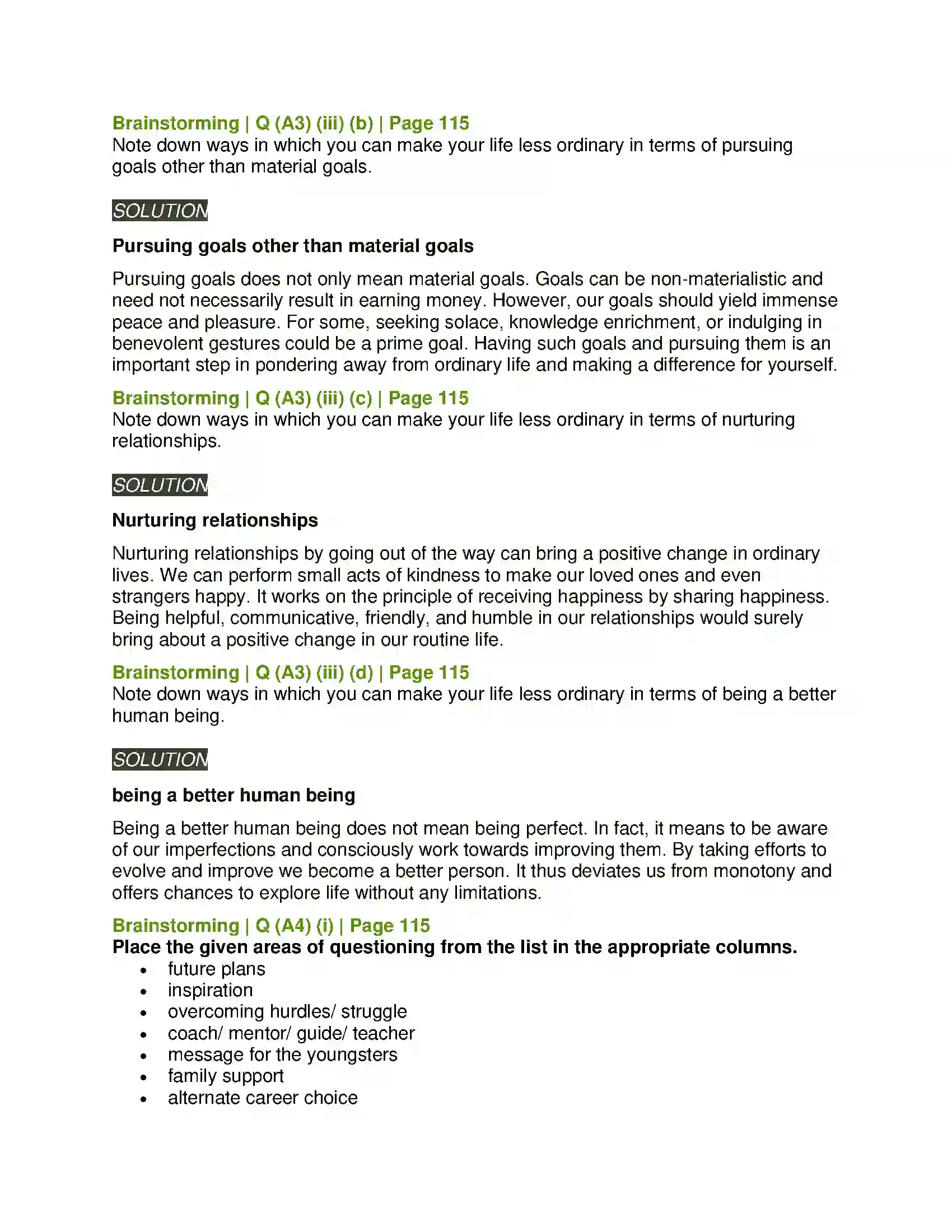 Maharashtra Board Class 11th English 3.4 Interview Solution 6
