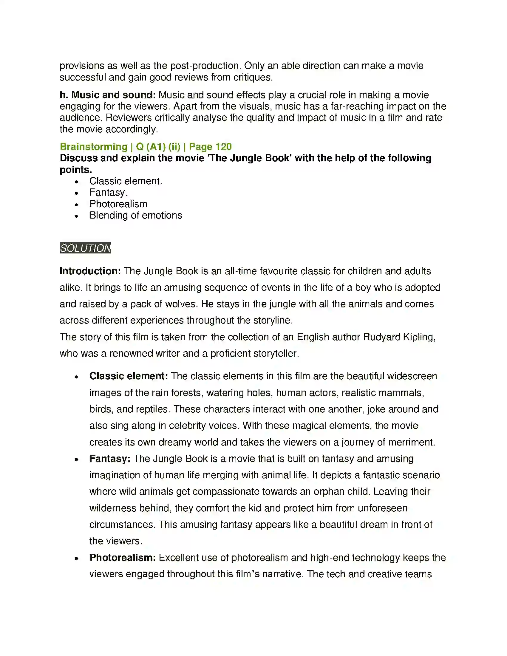 Maharashtra Board Class 11th English 3.5 Film Review Solution 3