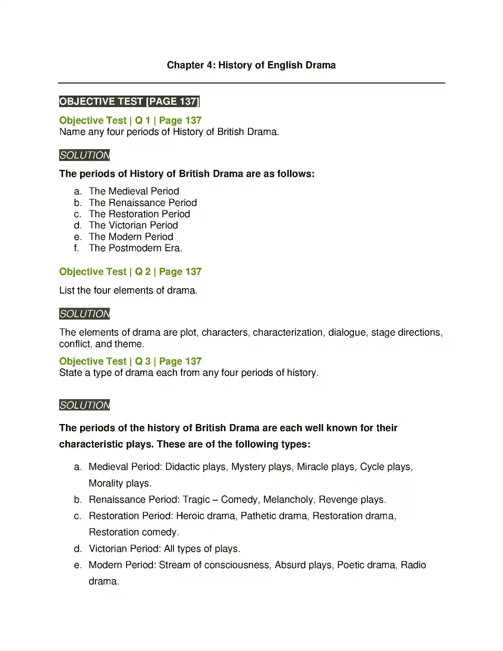 Maharashtra Board Class 11th English 4.1 History of English Drama Solution 1