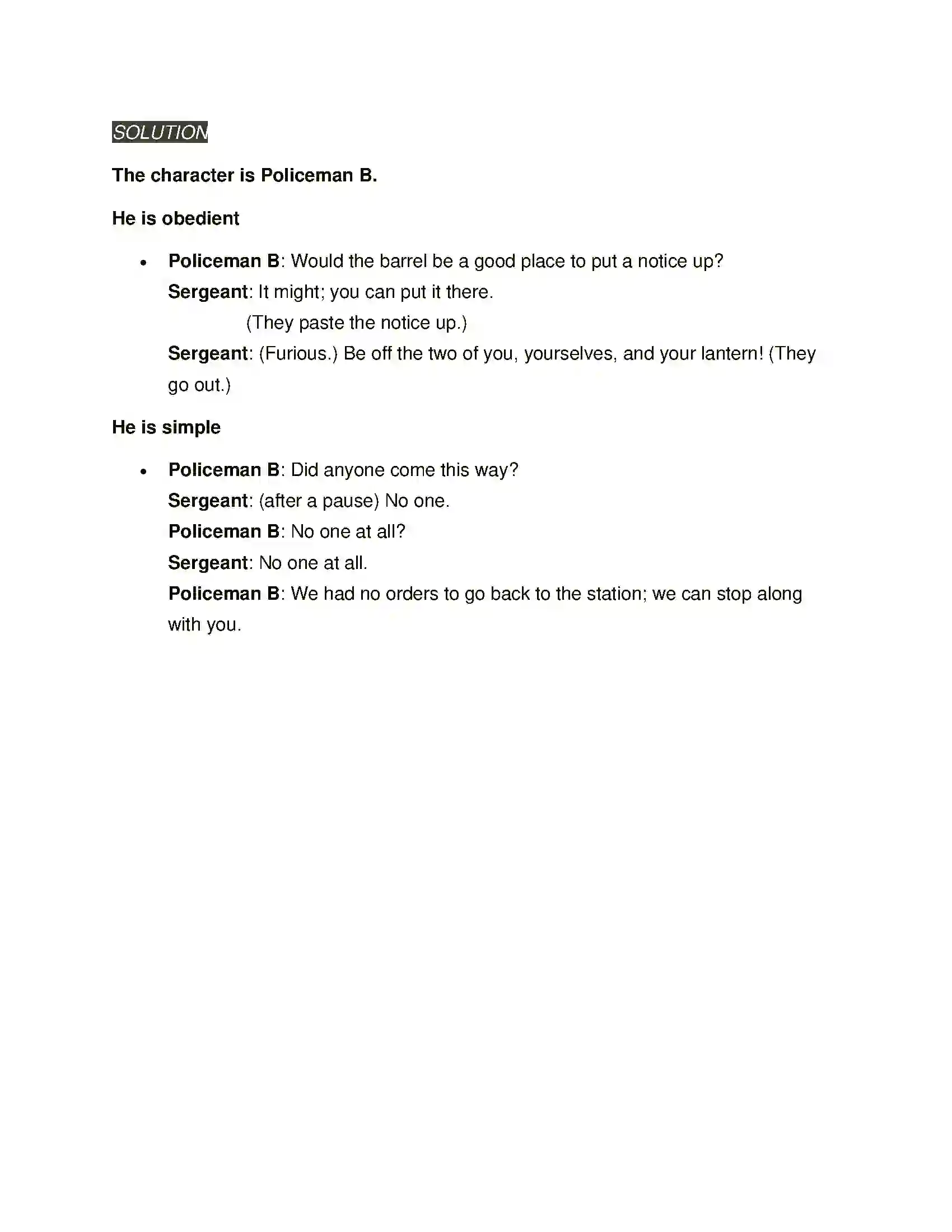 Maharashtra Board Class 11th English 4.2 The Rising of the Moon Solution 6