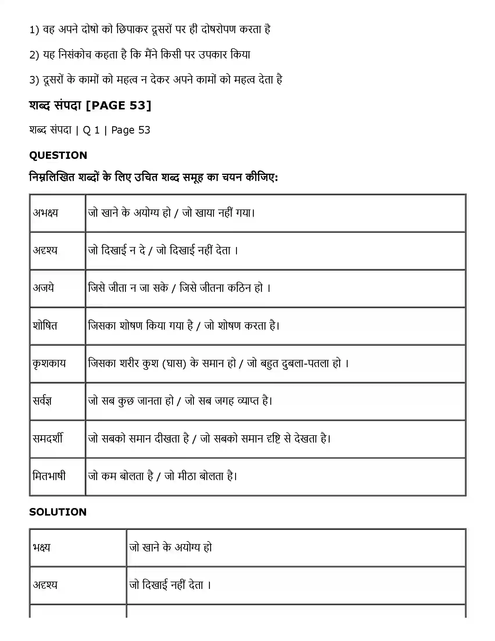 Maharashtra Board Class 11th Hindi महत्त्वाकांक्षा और लोभ Solution 2