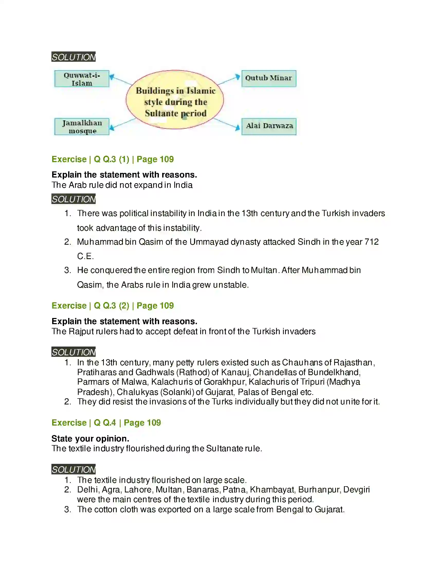 Maharashtra Board Class 11th History Delhi Sultanate, Vijayanagar & Bahamani Kingdom Solution 2