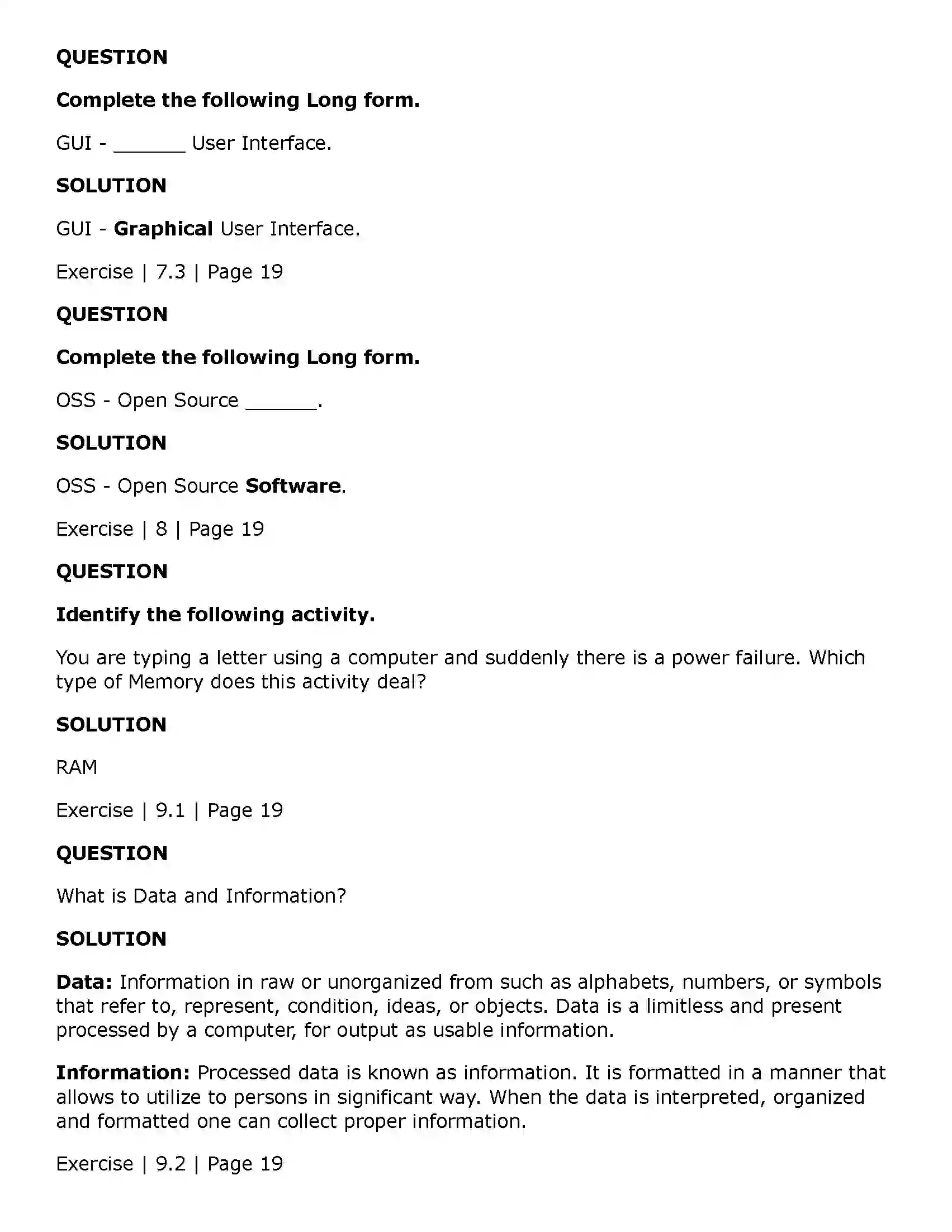 Maharashtra Board Class 11th Information Technology (IT) Basics of Information Technology Solution 8