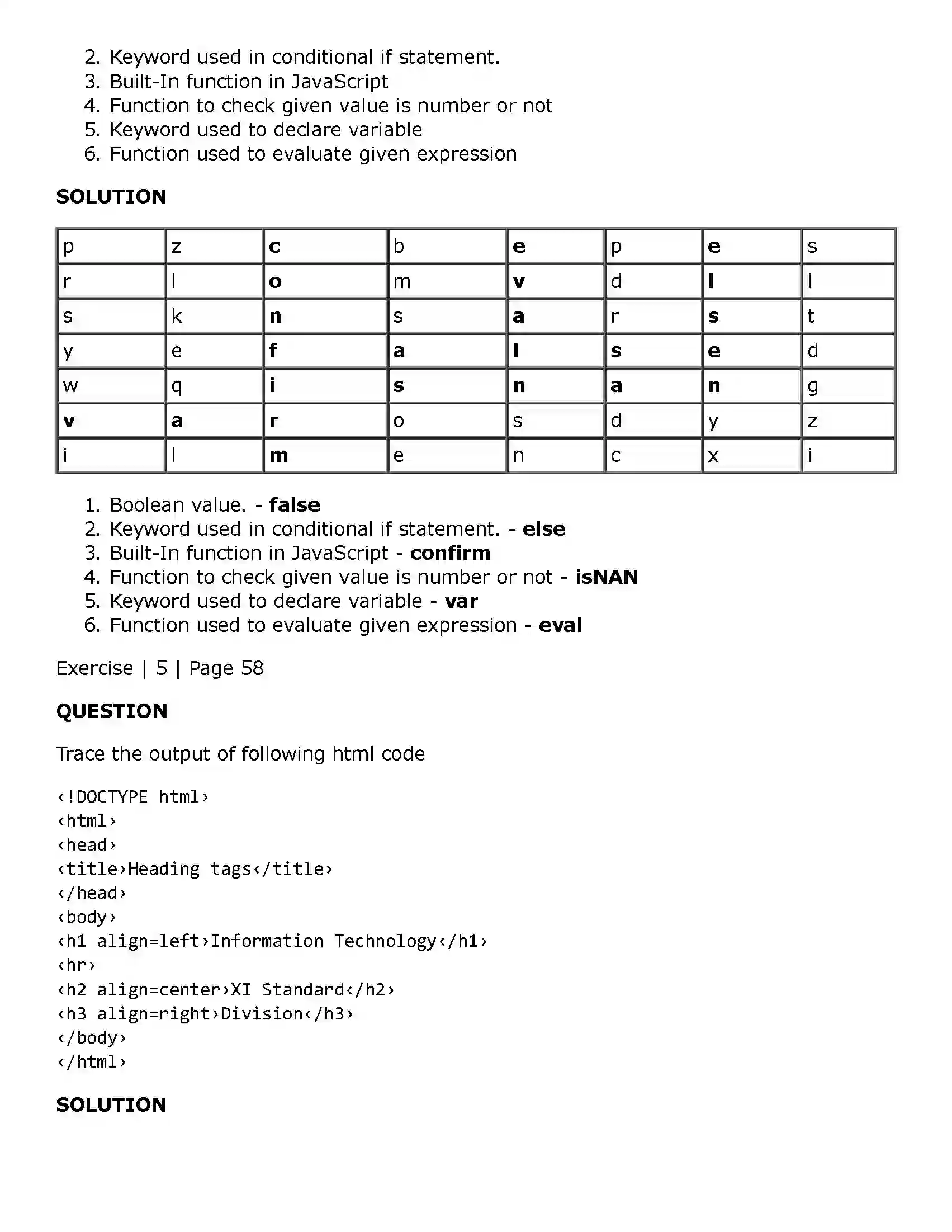 Maharashtra Board Class 11th Information Technology (IT) Impressive Web Designing Solution 8