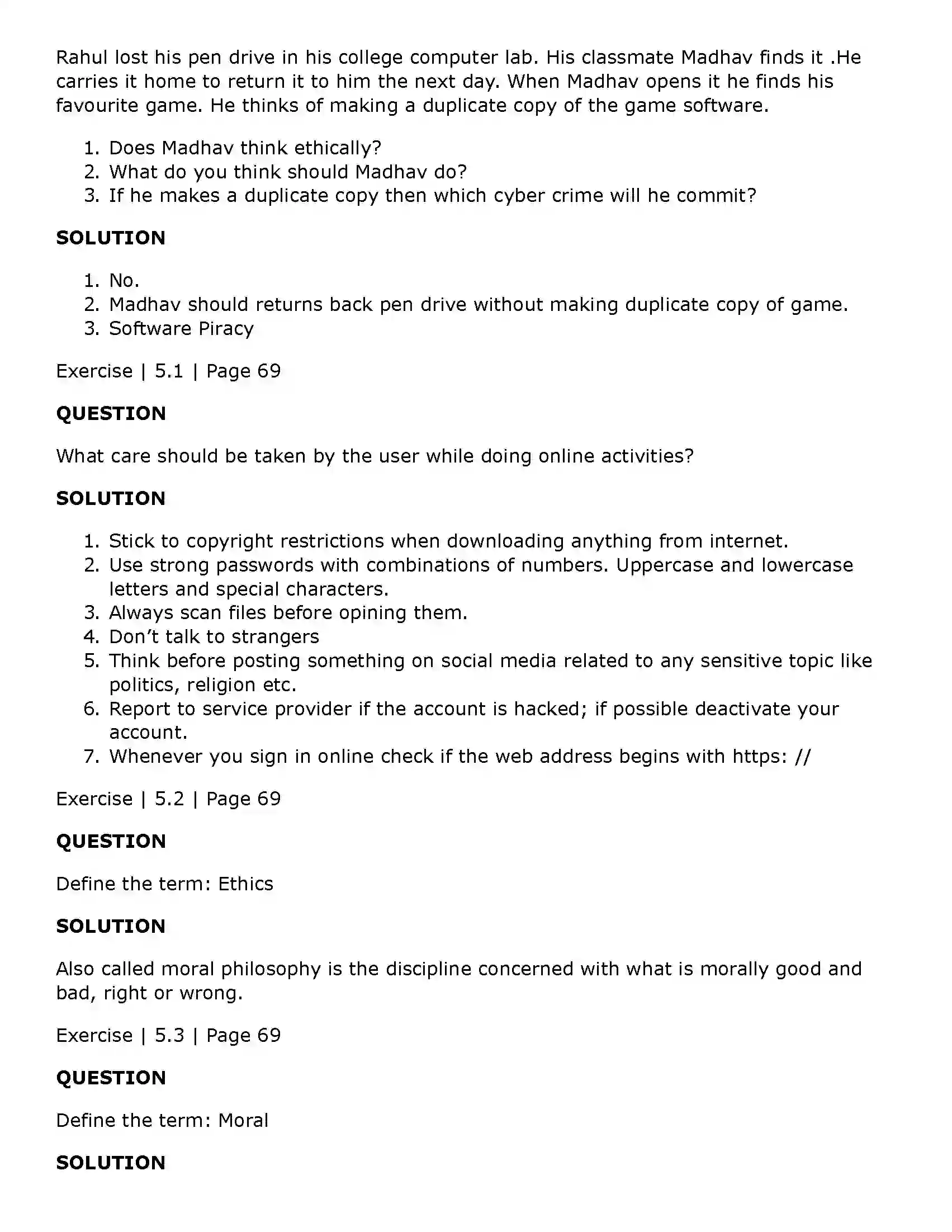 Maharashtra Board Class 11th Information Technology (IT) Cyber Law Solution 4