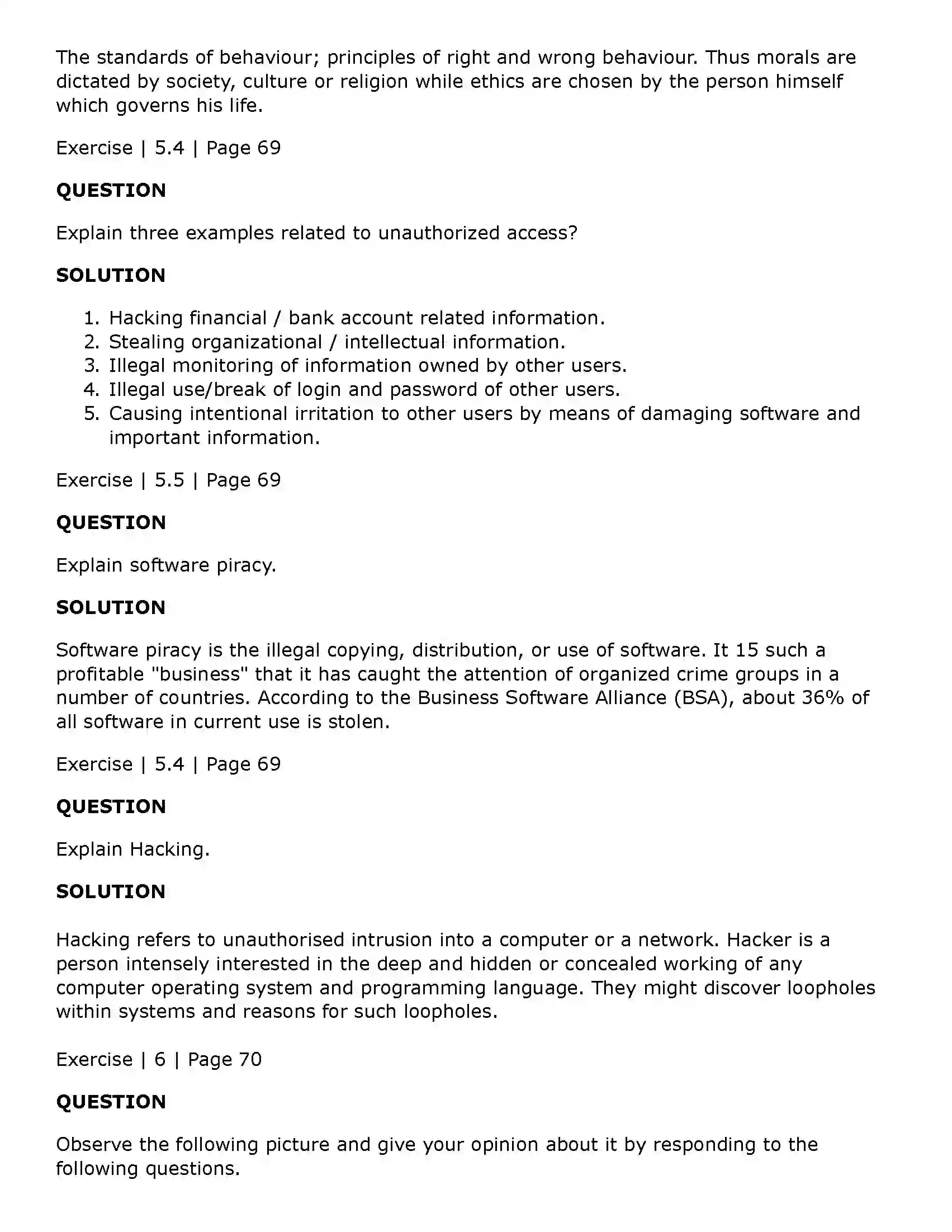 Maharashtra Board Class 11th Information Technology (IT) Cyber Law Solution 5