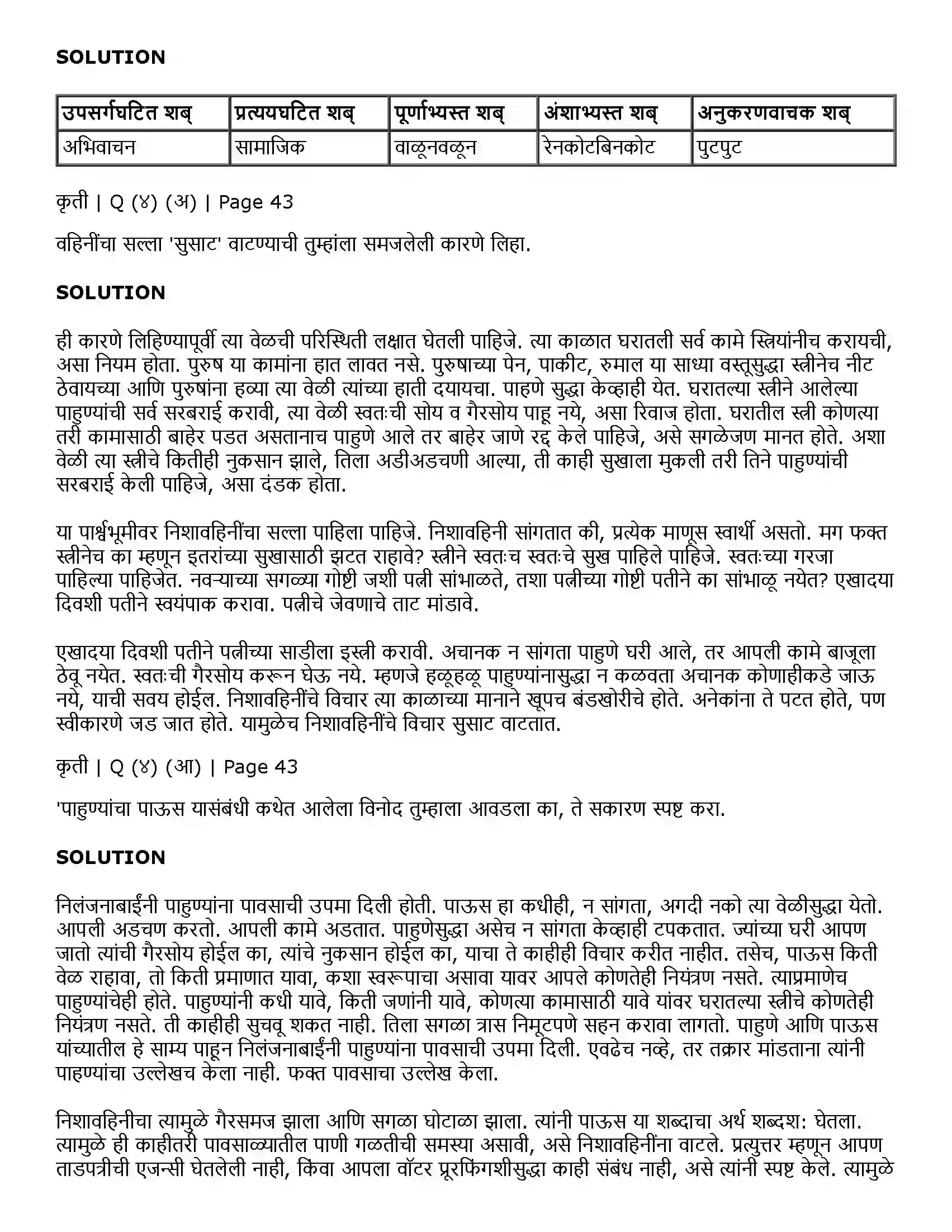 Maharashtra Board Class 11th Marathi 2.9 वहिनींचा ‘सुसाट’ सल्ला Solution 7