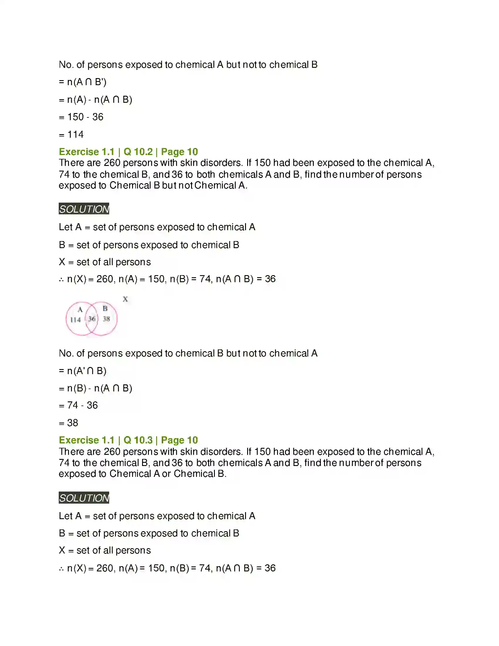 Maharashtra Board Class 11th Mathematics & Statistics - 1 Sets and Relations Solution 12
