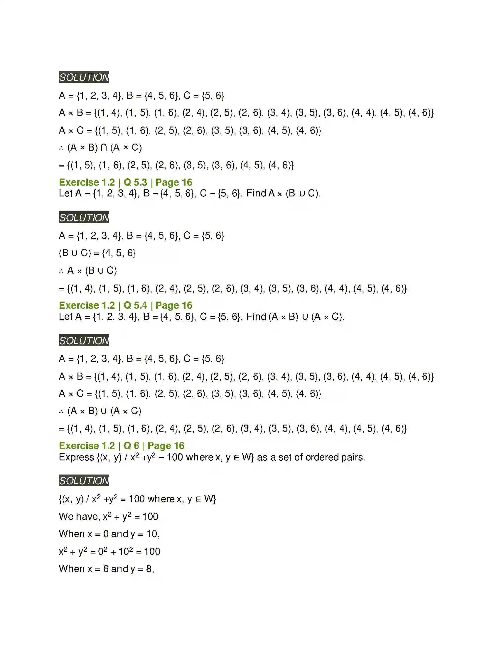 Maharashtra Board Class 11th Mathematics & Statistics - 1 Sets and Relations Solution 16
