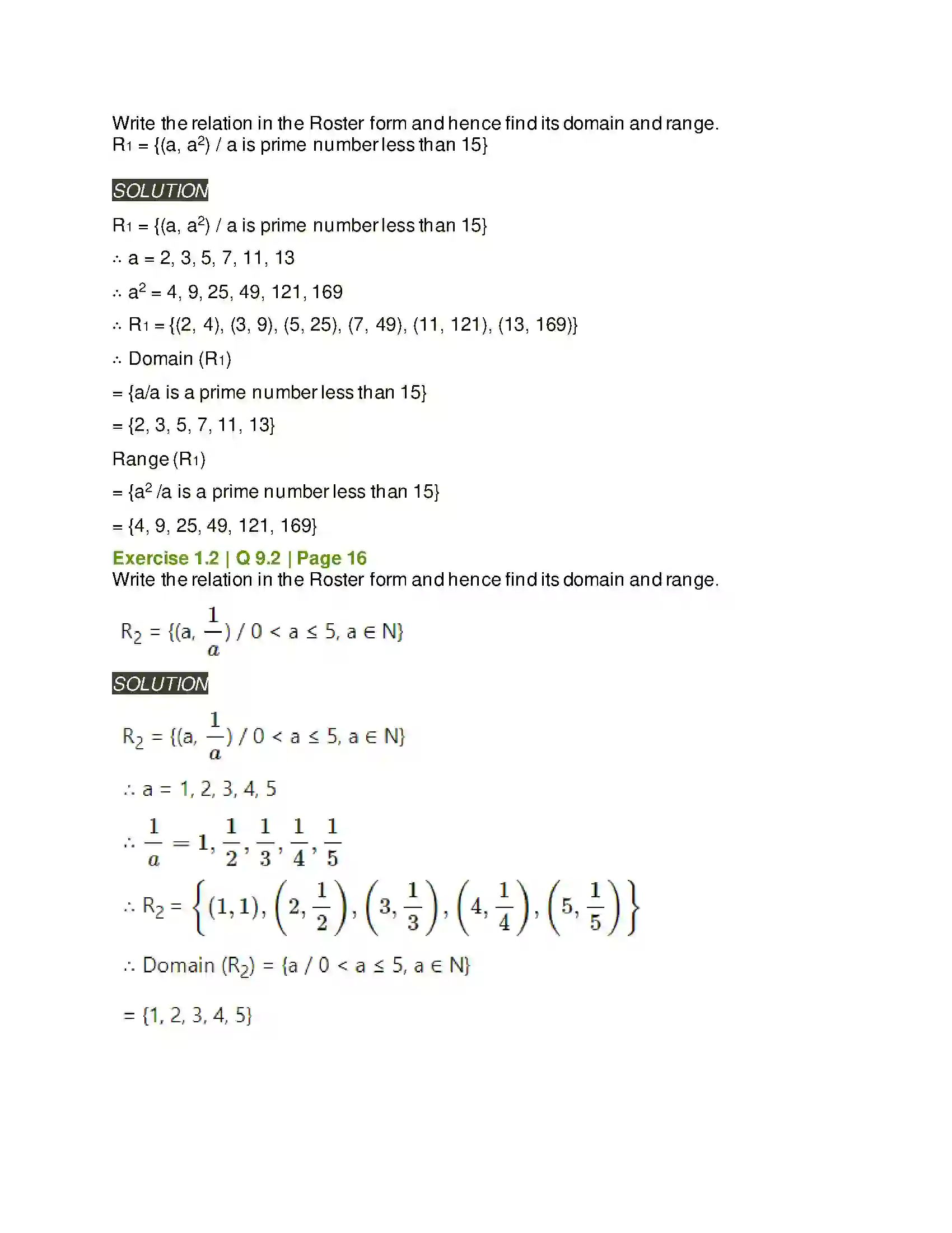 Maharashtra Board Class 11th Mathematics & Statistics - 1 Sets and Relations Solution 19