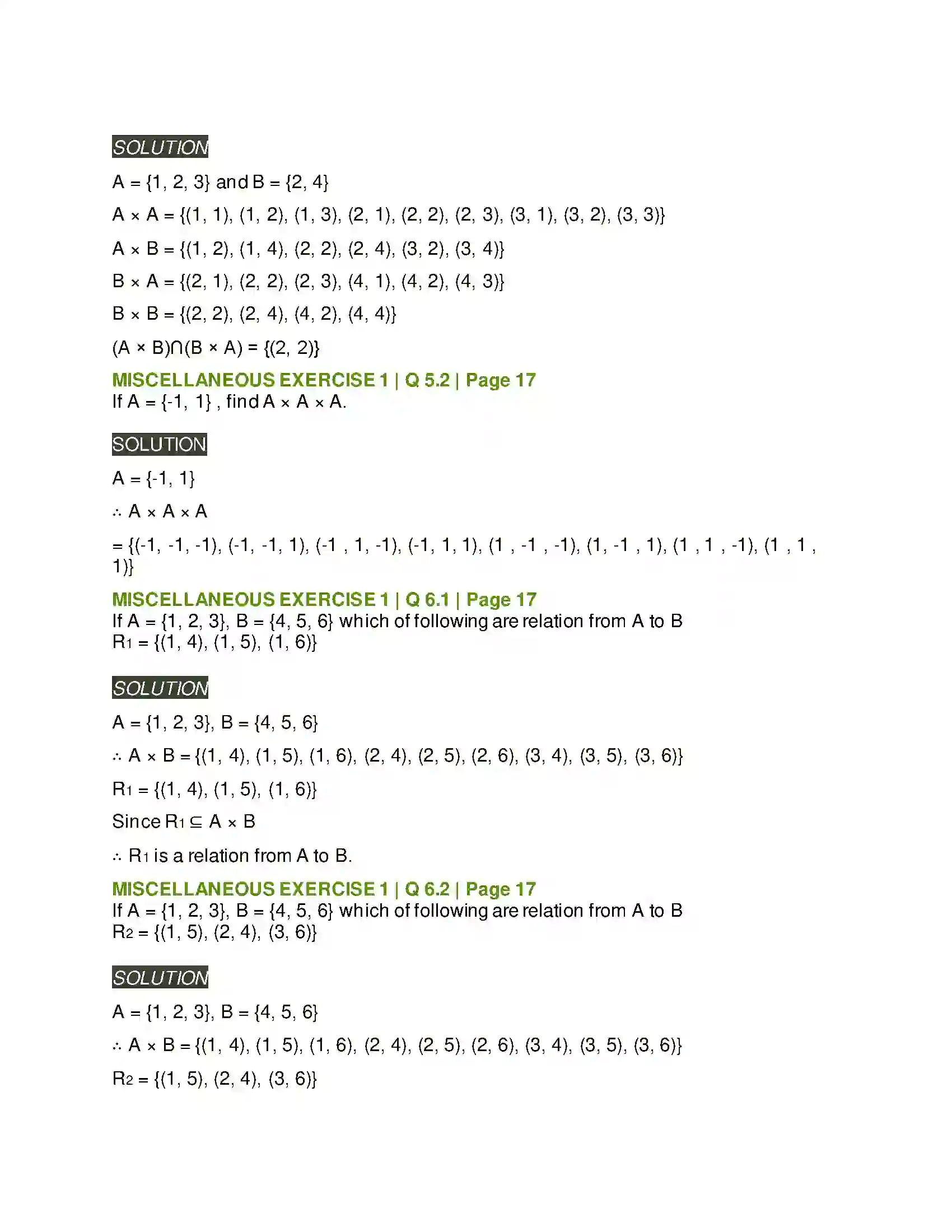 Maharashtra Board Class 11th Mathematics & Statistics - 1 Sets and Relations Solution 25