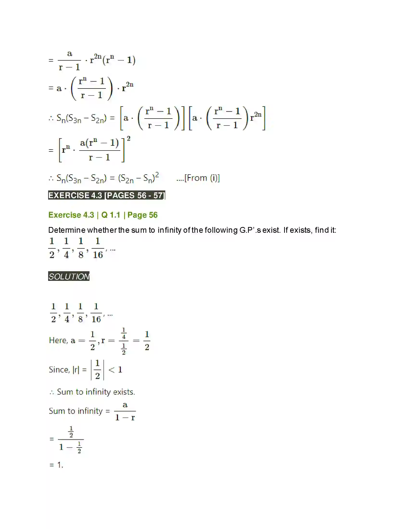 Maharashtra Board Class 11th Mathematics & Statistics - 1 Sequences and Series Solution 25