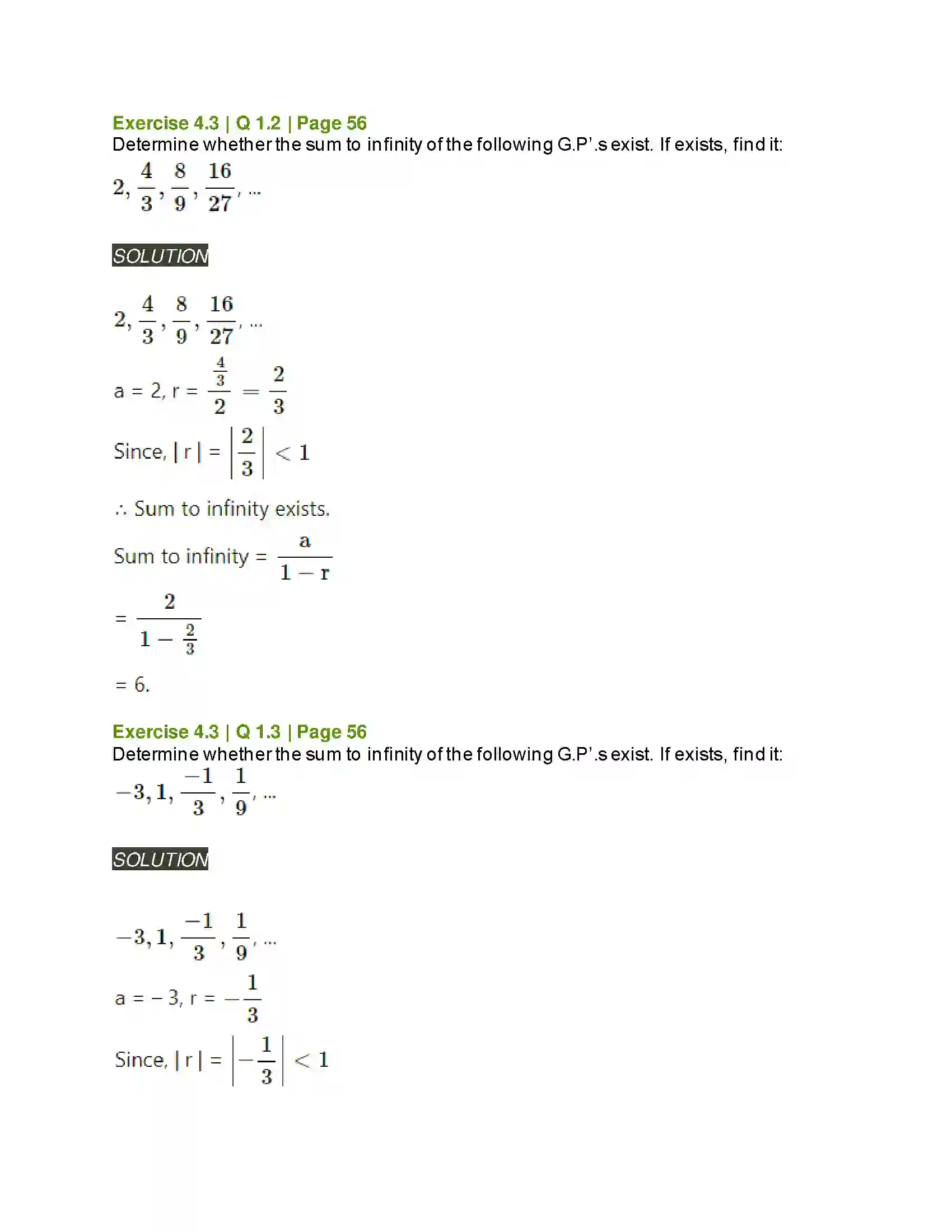 Maharashtra Board Class 11th Mathematics & Statistics - 1 Sequences and Series Solution 26