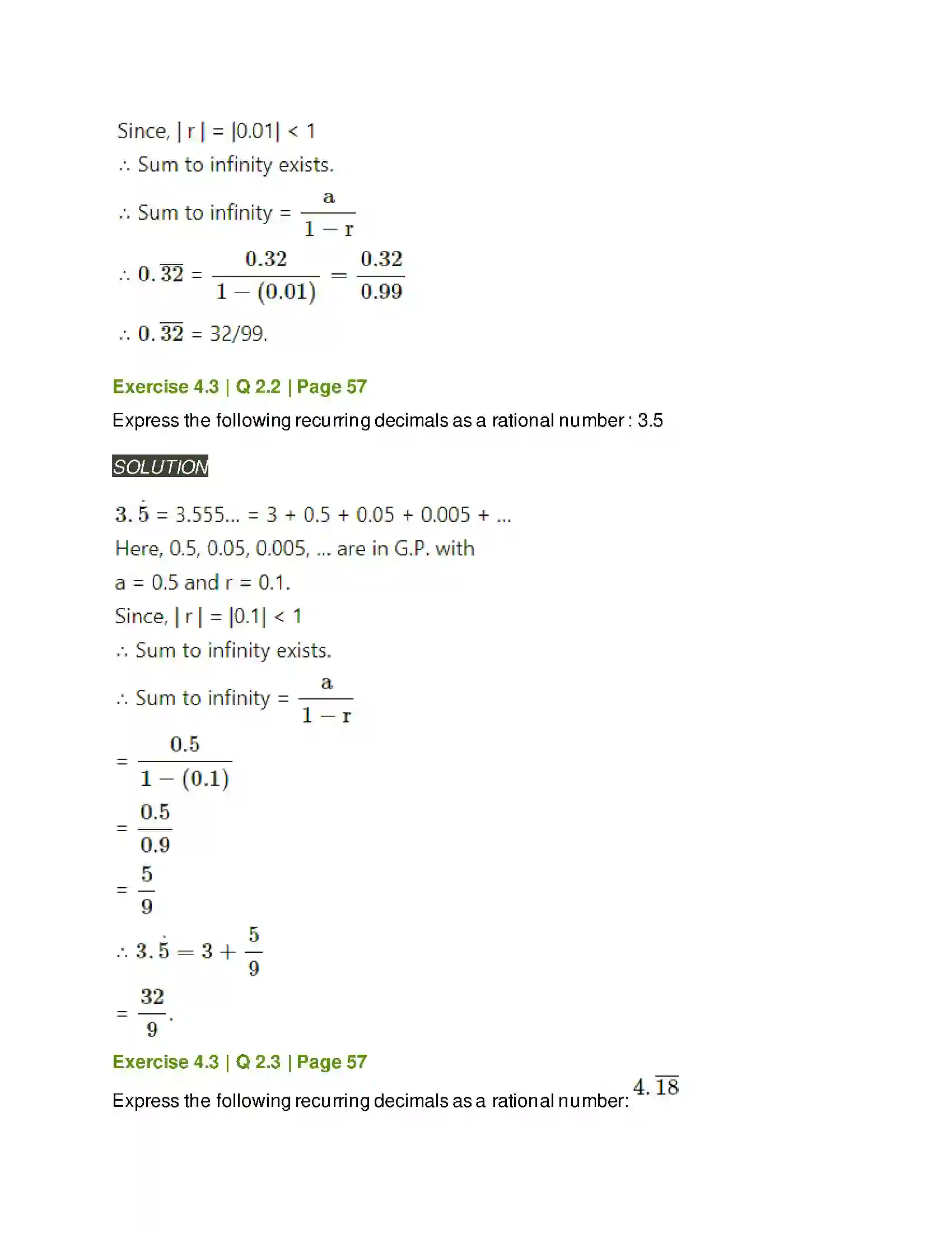 Maharashtra Board Class 11th Mathematics & Statistics - 1 Sequences and Series Solution 28