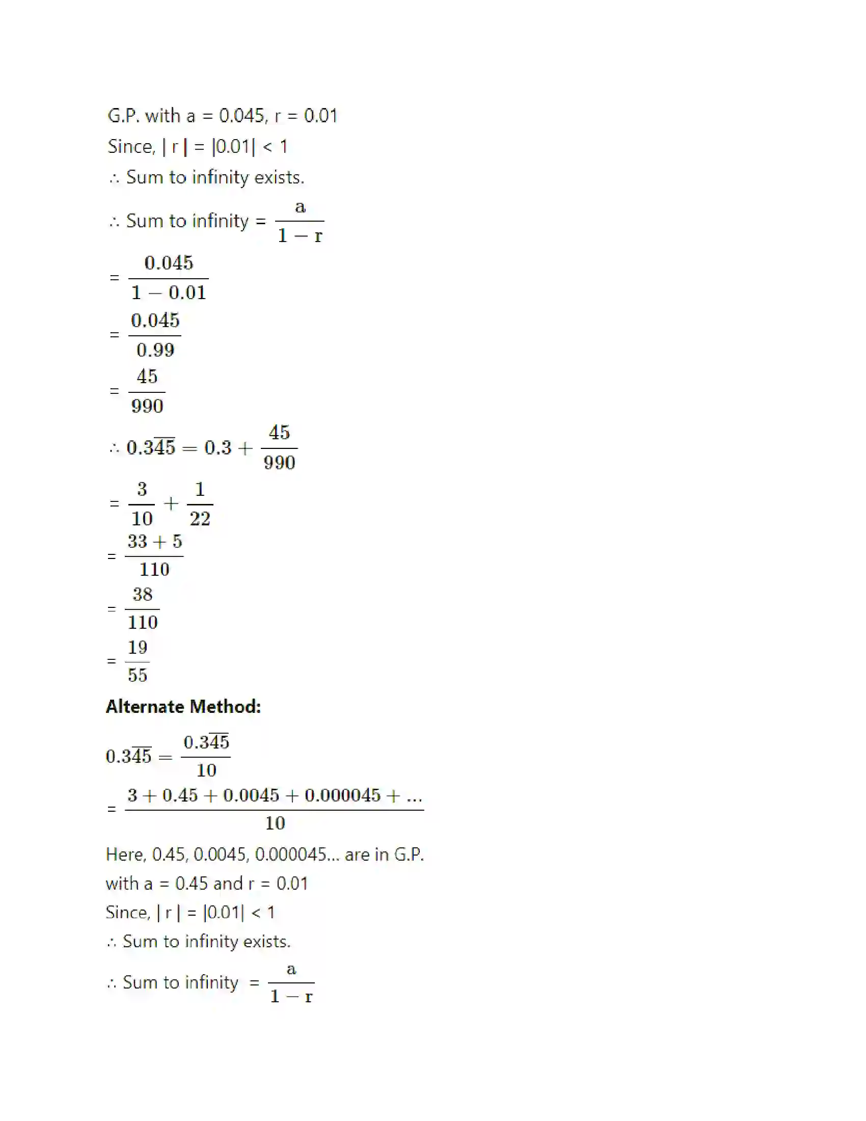 Maharashtra Board Class 11th Mathematics & Statistics - 1 Sequences and Series Solution 30