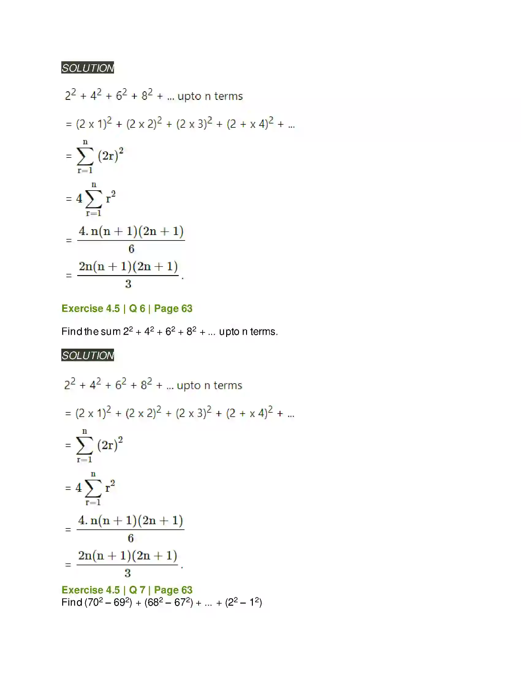 Maharashtra Board Class 11th Mathematics & Statistics - 1 Sequences and Series Solution 46