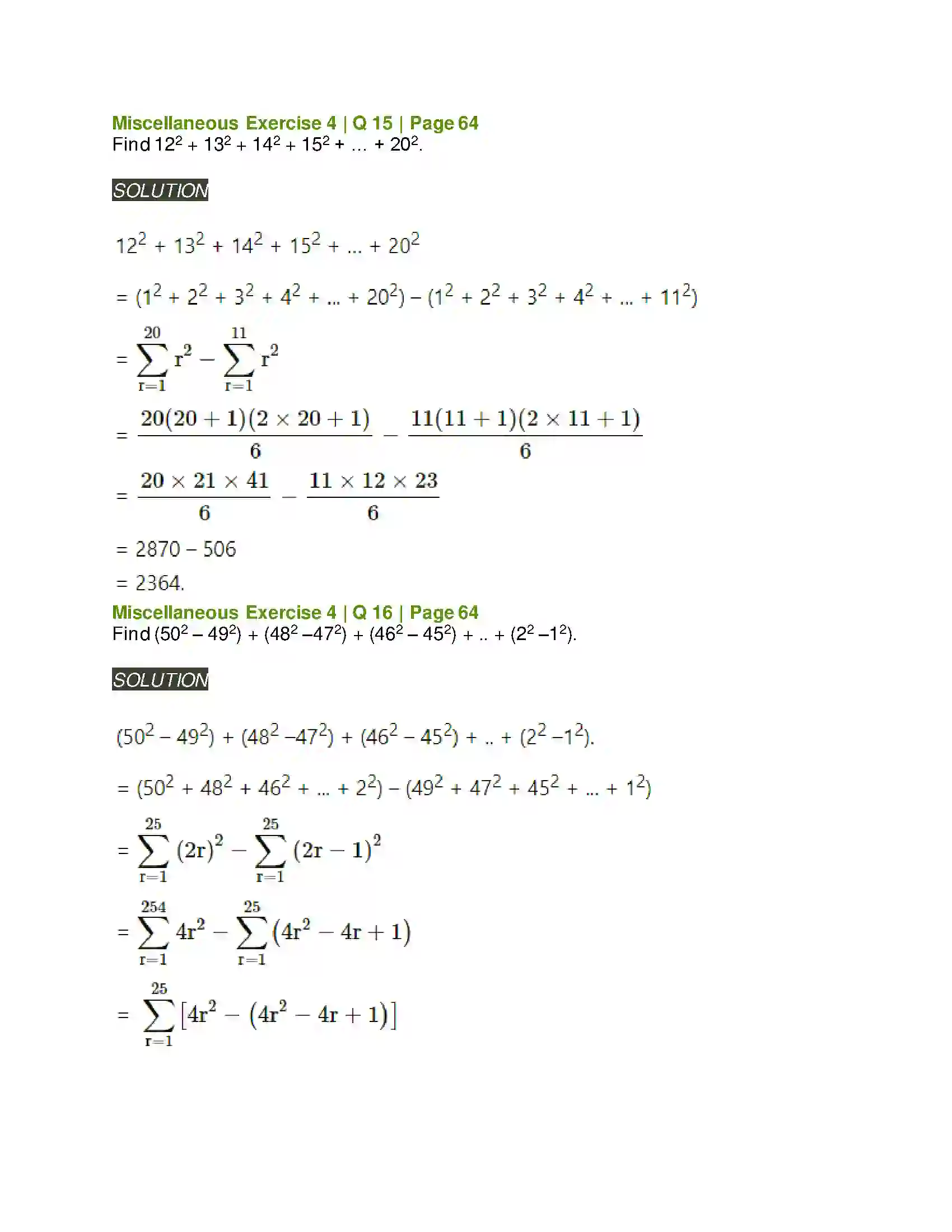 Maharashtra Board Class 11th Mathematics & Statistics - 1 Sequences and Series Solution 62