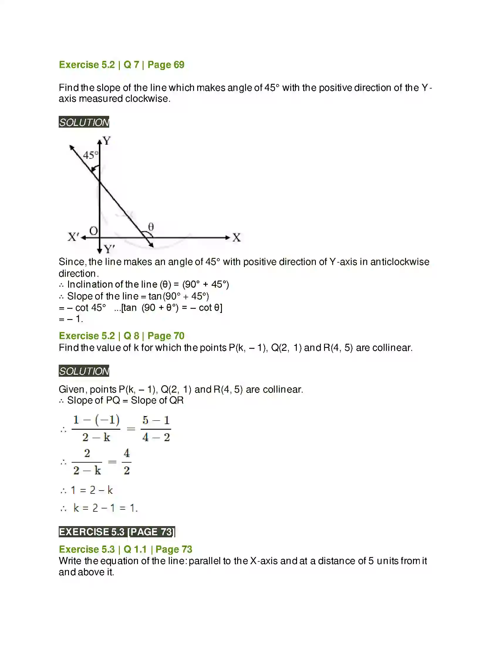 Maharashtra Board Class 11th Mathematics & Statistics - 1 Locus and Straight Line Solution 10