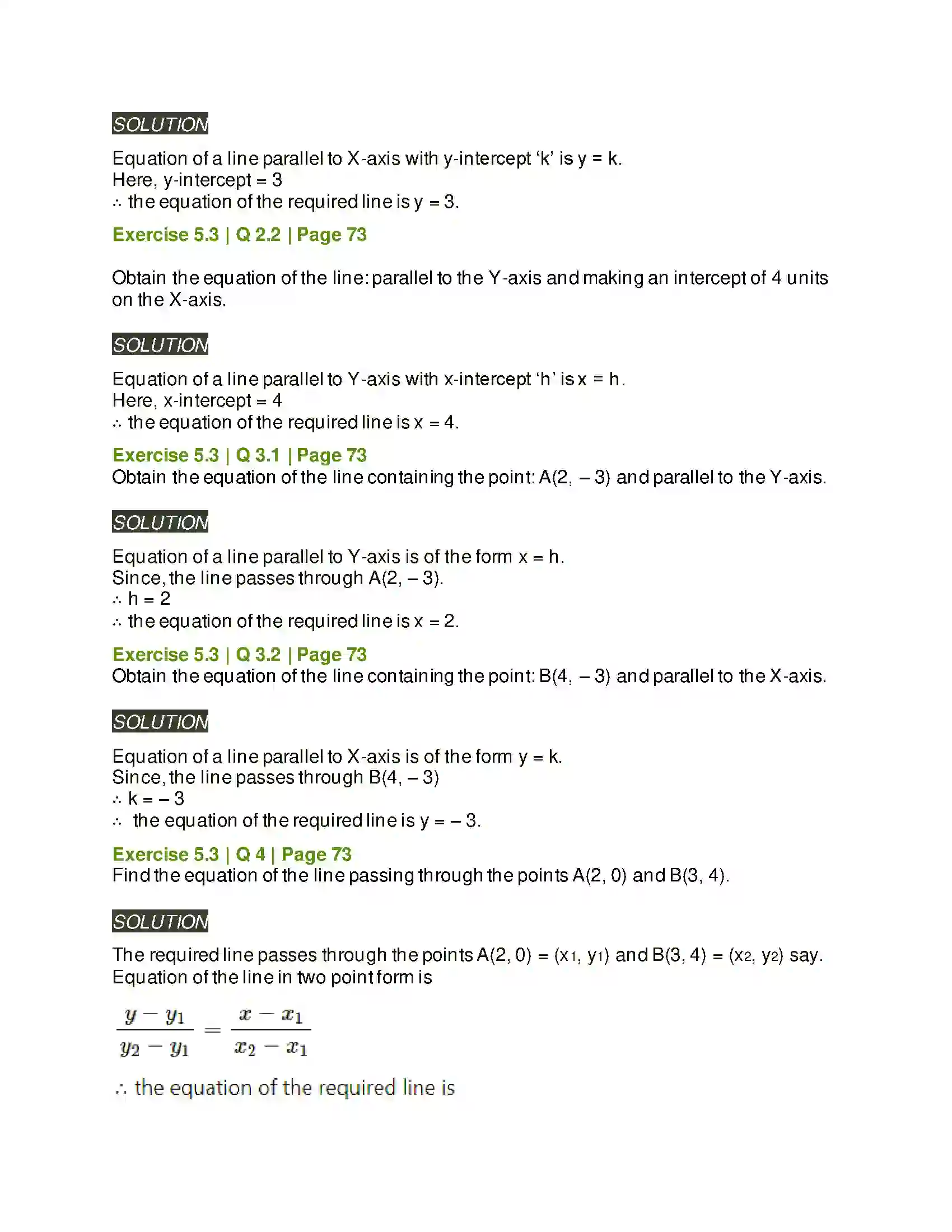 Maharashtra Board Class 11th Mathematics & Statistics - 1 Locus and Straight Line Solution 12