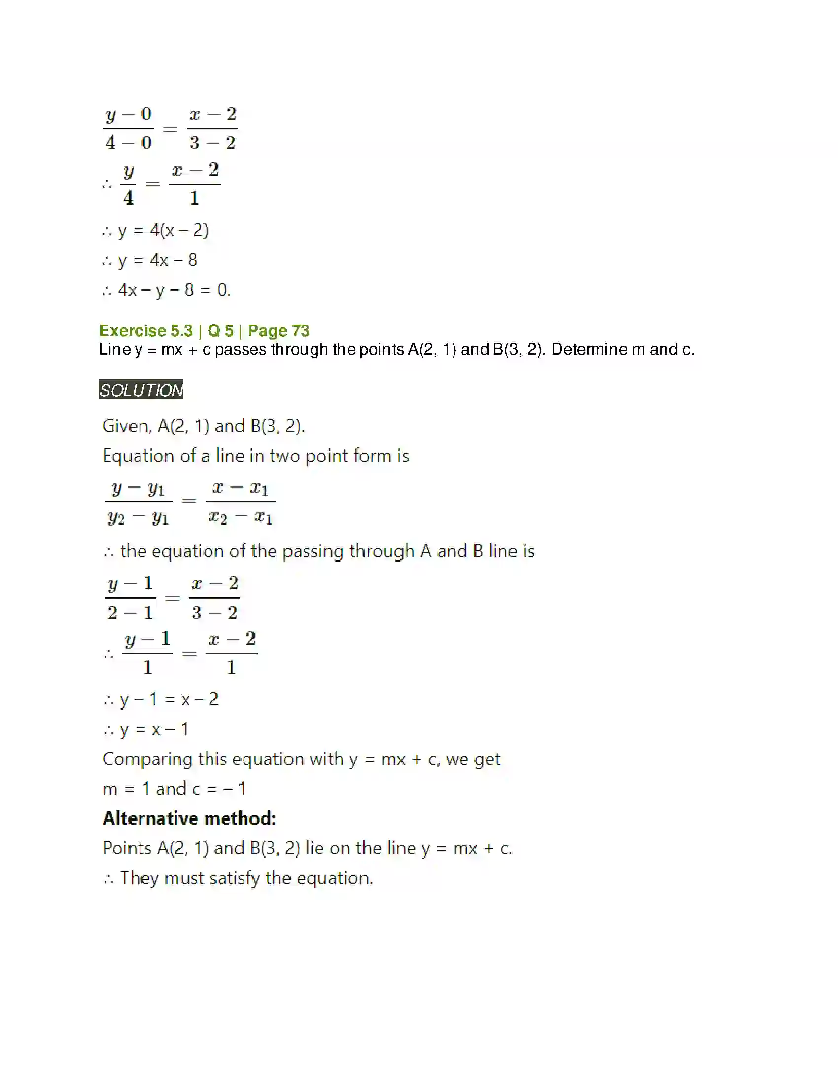 Maharashtra Board Class 11th Mathematics & Statistics - 1 Locus and Straight Line Solution 13