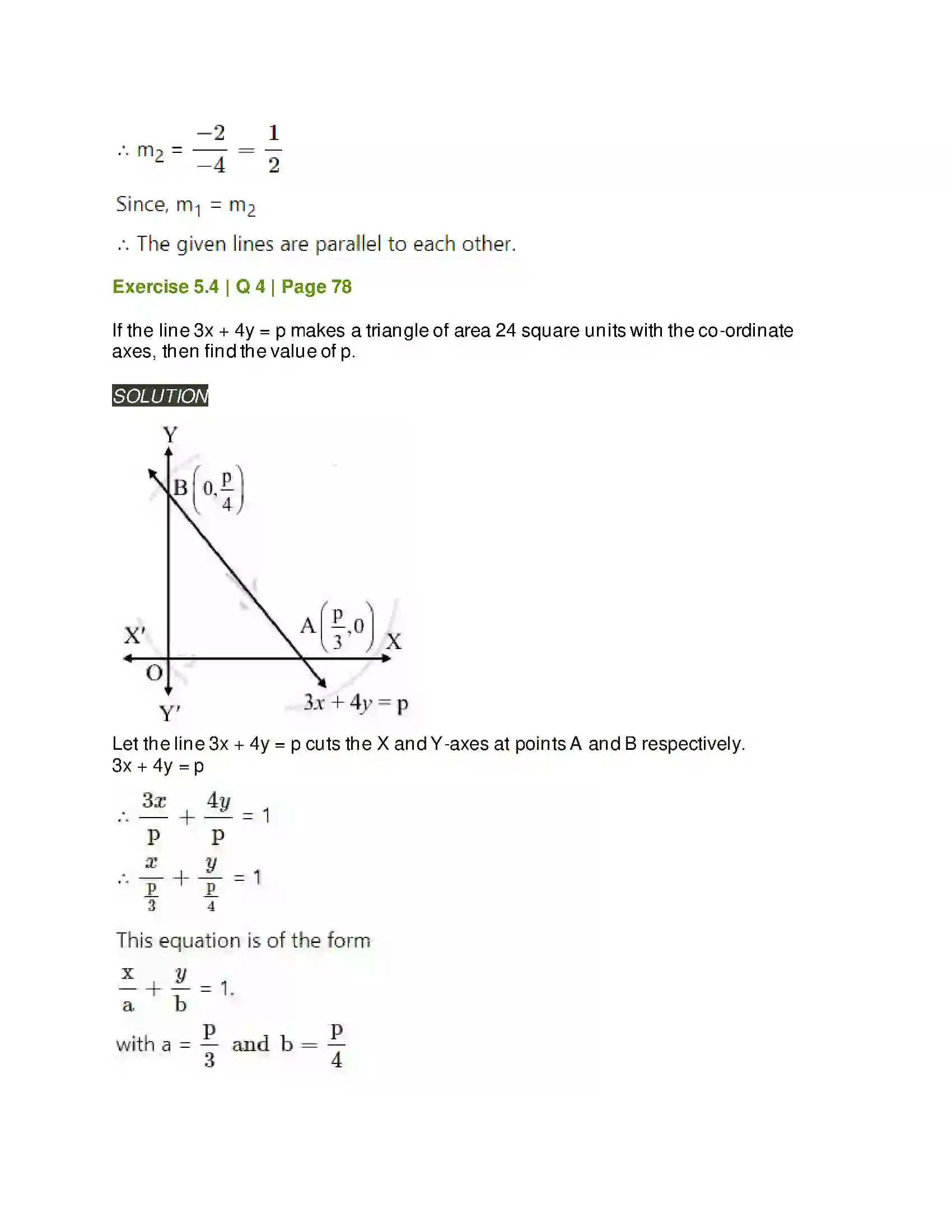 Maharashtra Board Class 11th Mathematics & Statistics - 1 Locus and Straight Line Solution 22