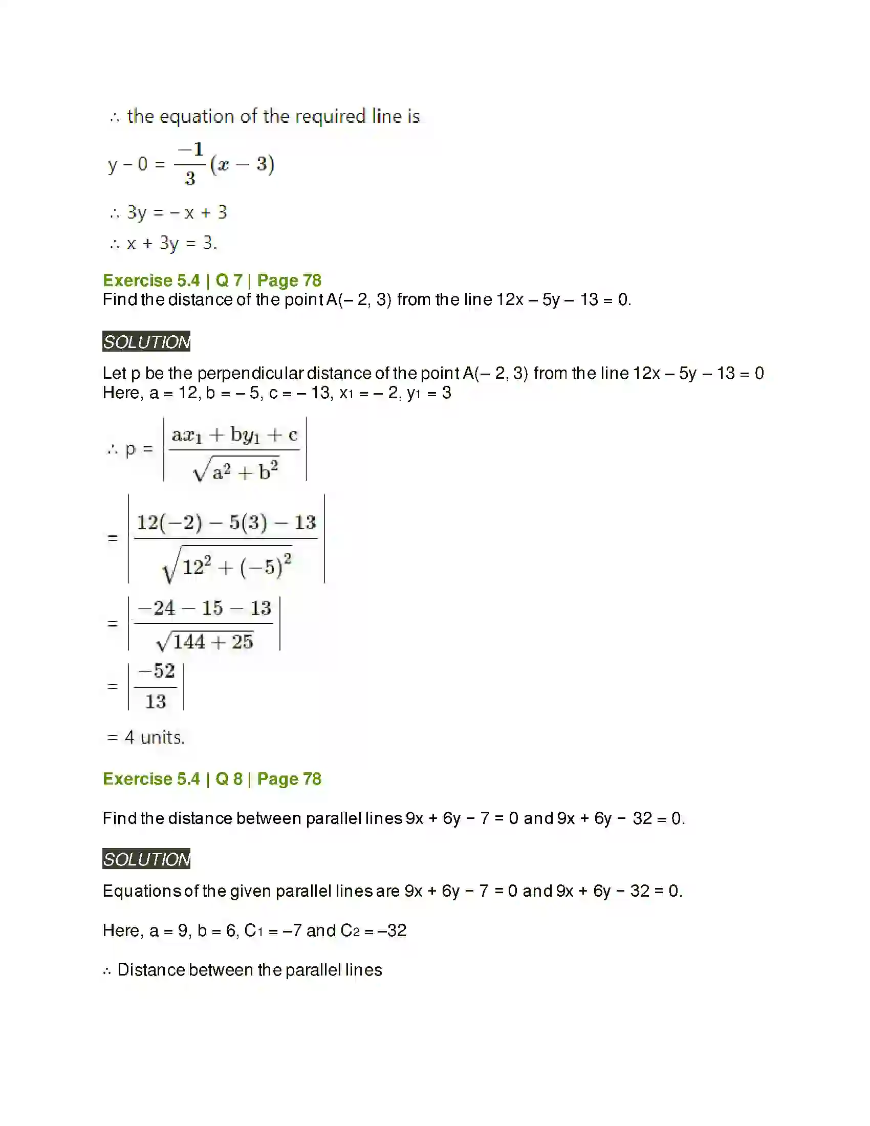 Maharashtra Board Class 11th Mathematics & Statistics - 1 Locus and Straight Line Solution 25