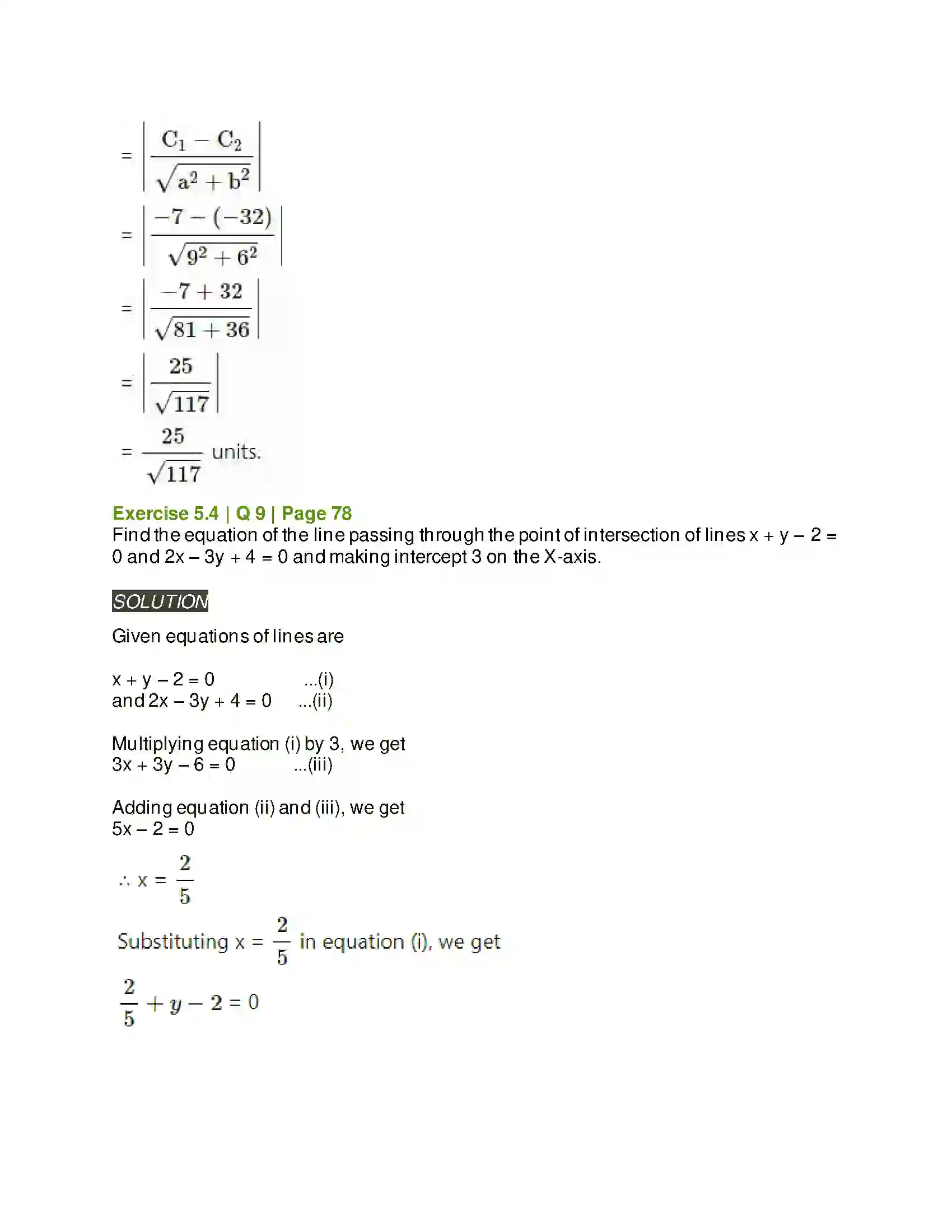 Maharashtra Board Class 11th Mathematics & Statistics - 1 Locus and Straight Line Solution 26
