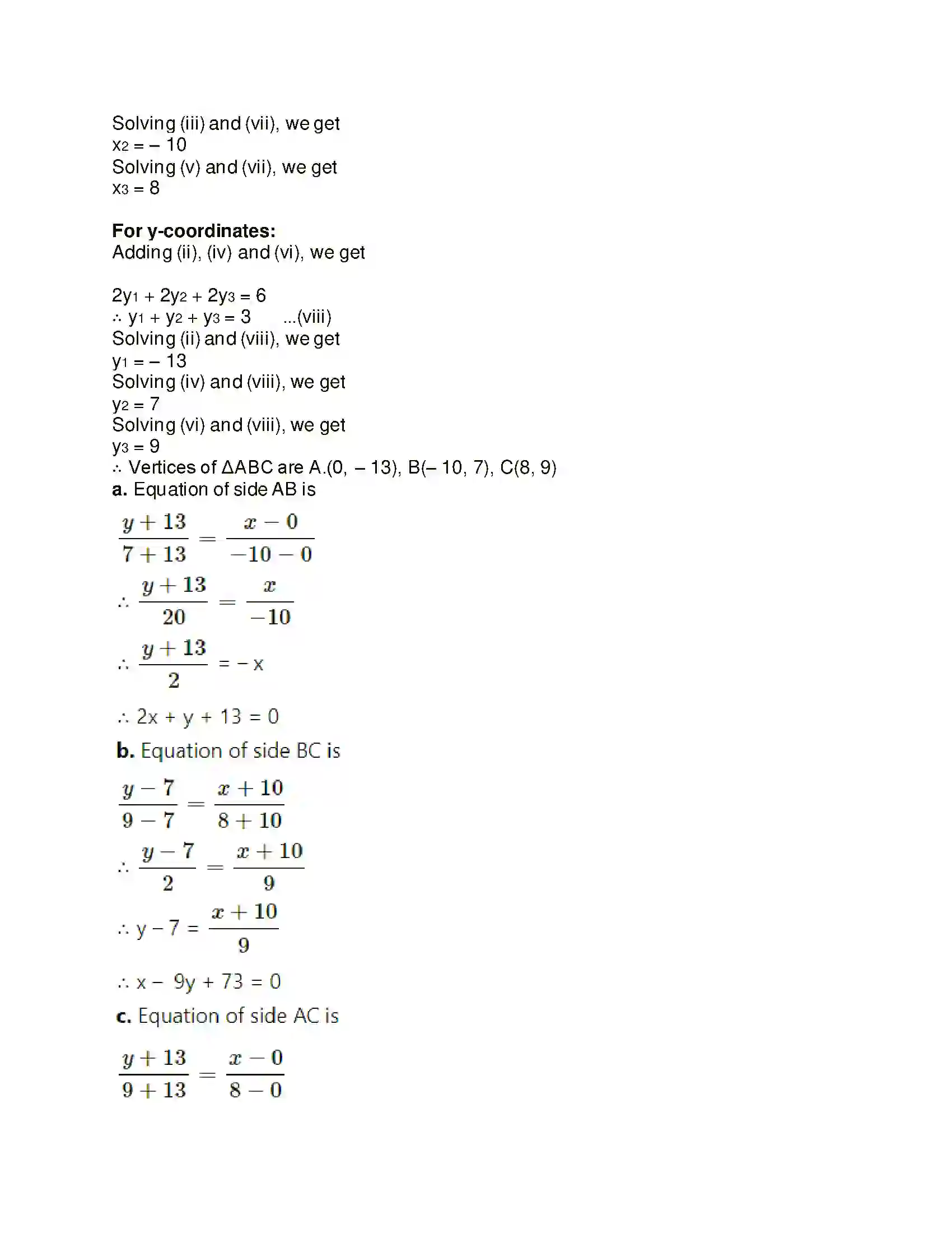 Maharashtra Board Class 11th Mathematics & Statistics - 1 Locus and Straight Line Solution 29