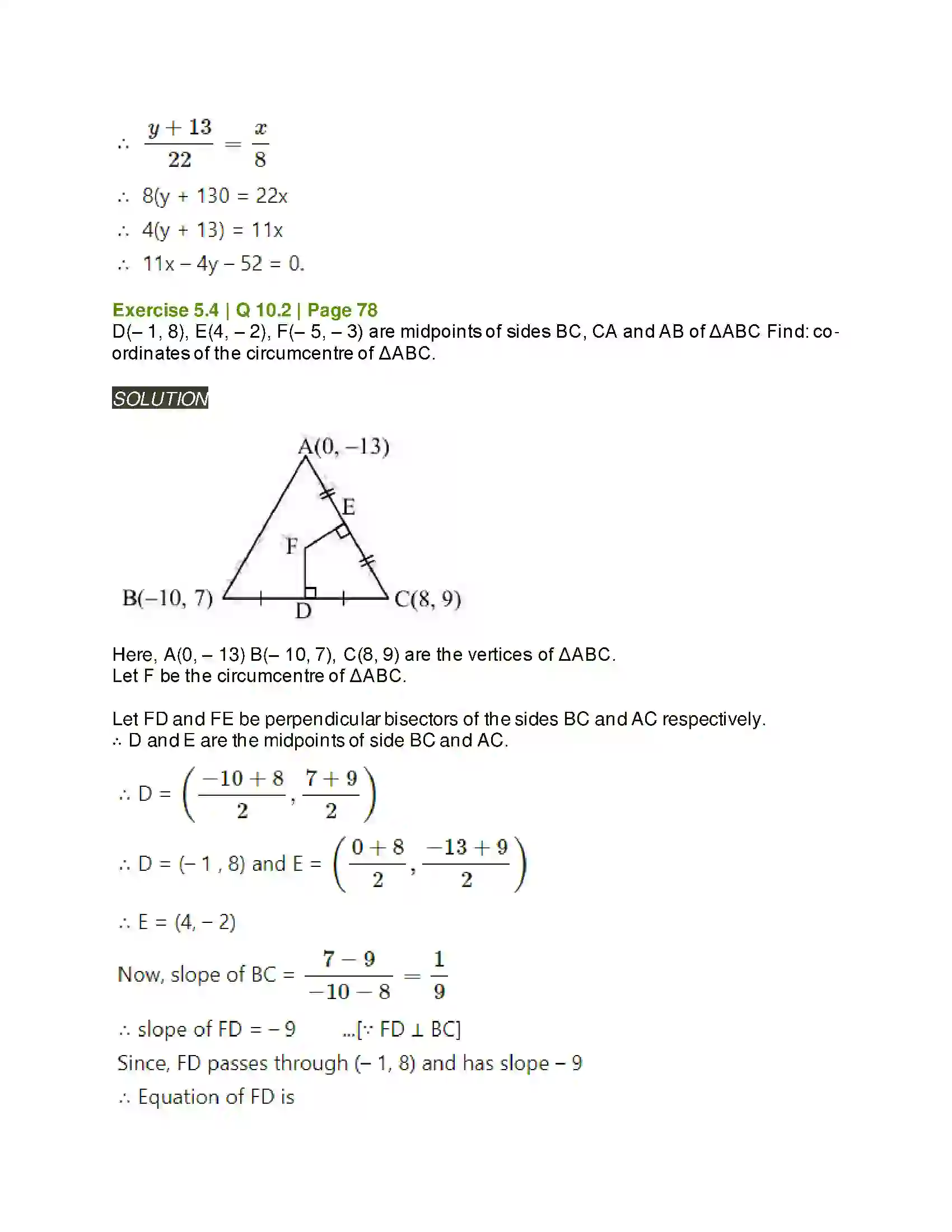 Maharashtra Board Class 11th Mathematics & Statistics - 1 Locus and Straight Line Solution 30