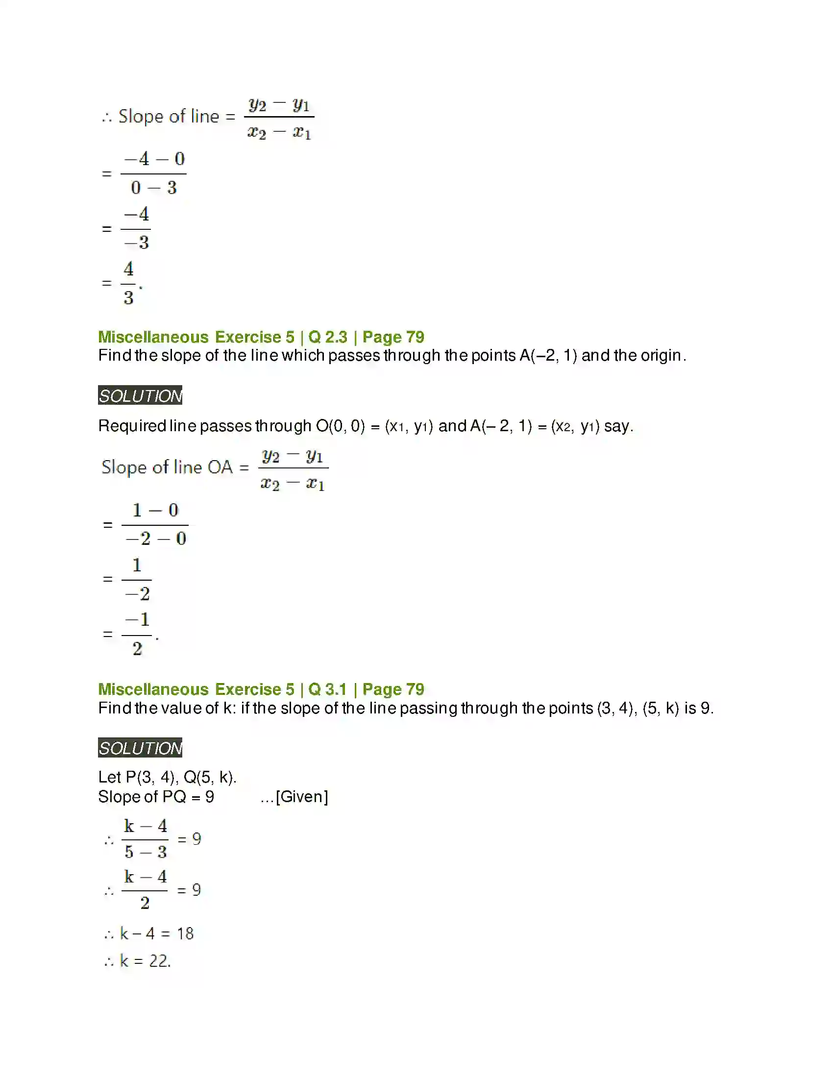 Maharashtra Board Class 11th Mathematics & Statistics - 1 Locus and Straight Line Solution 34