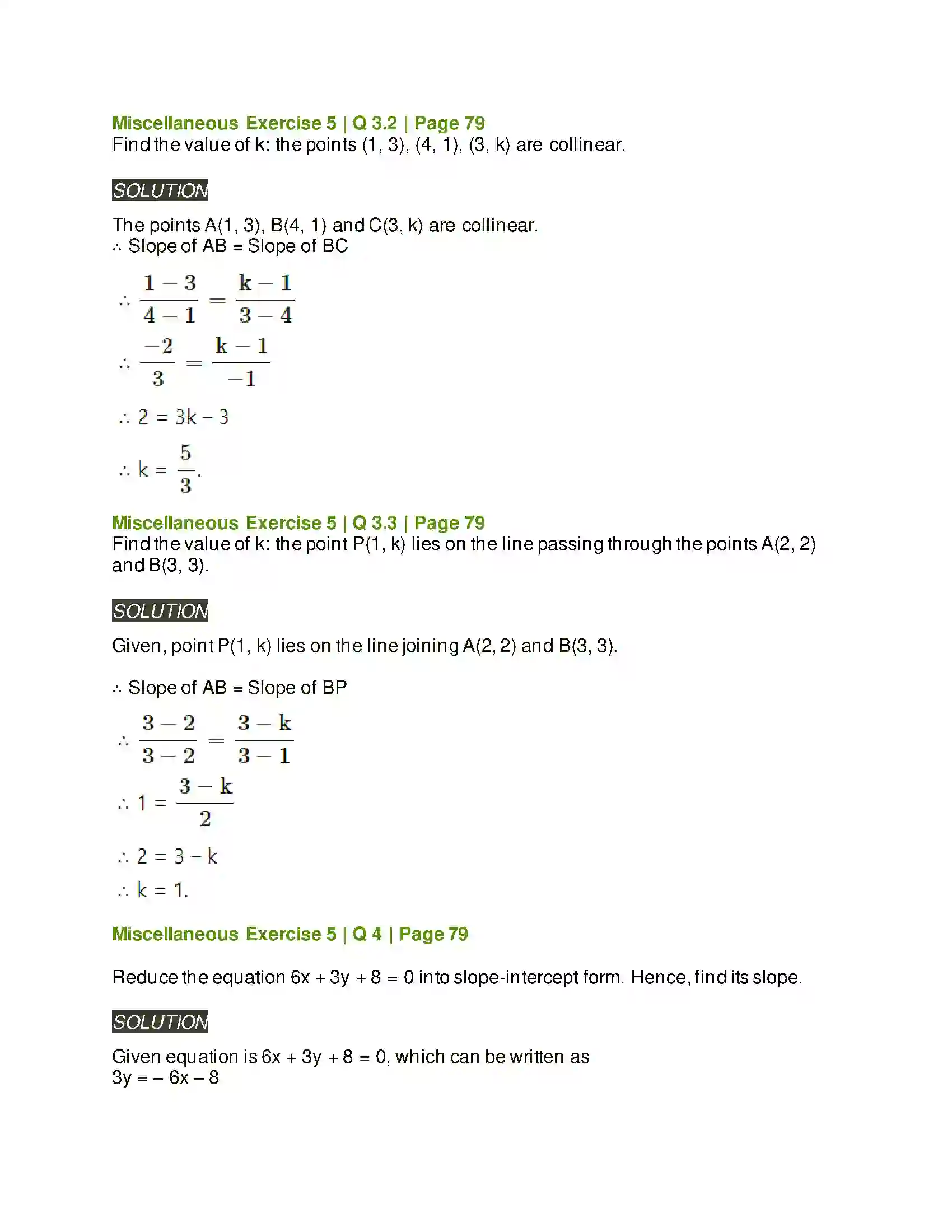 Maharashtra Board Class 11th Mathematics & Statistics - 1 Locus and Straight Line Solution 35
