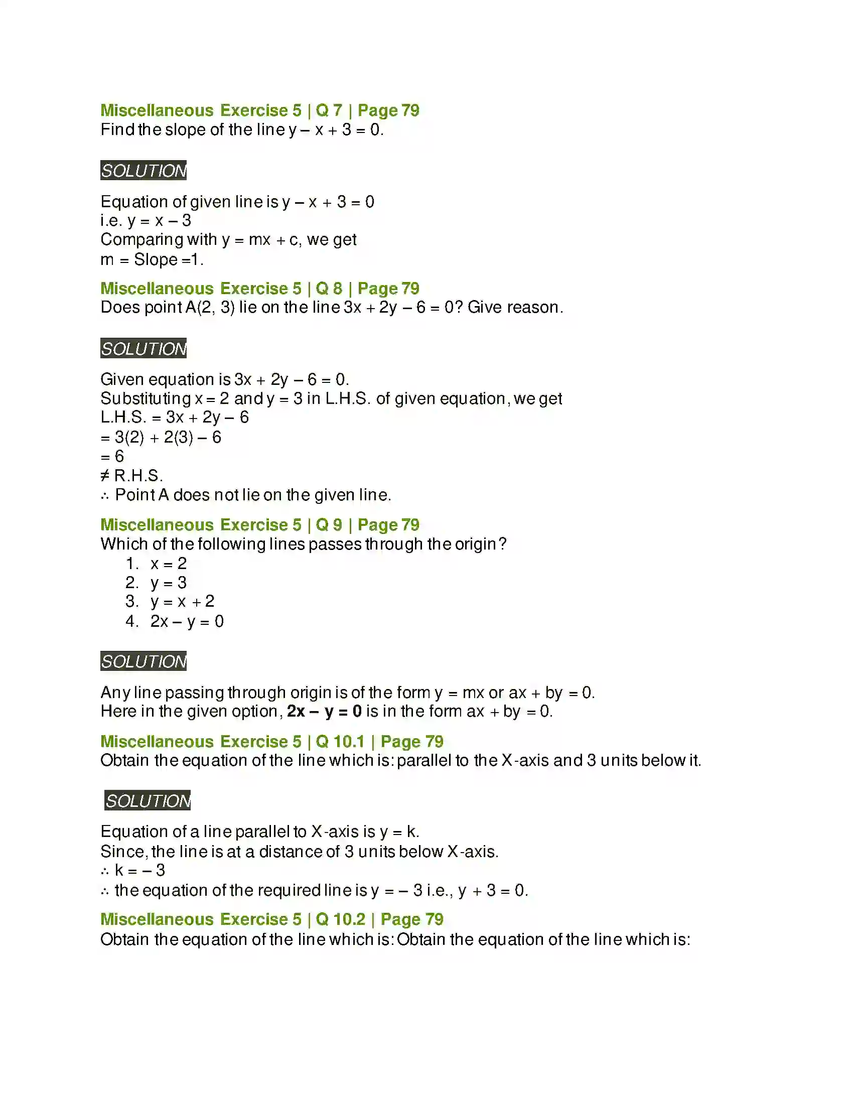 Maharashtra Board Class 11th Mathematics & Statistics - 1 Locus and Straight Line Solution 37