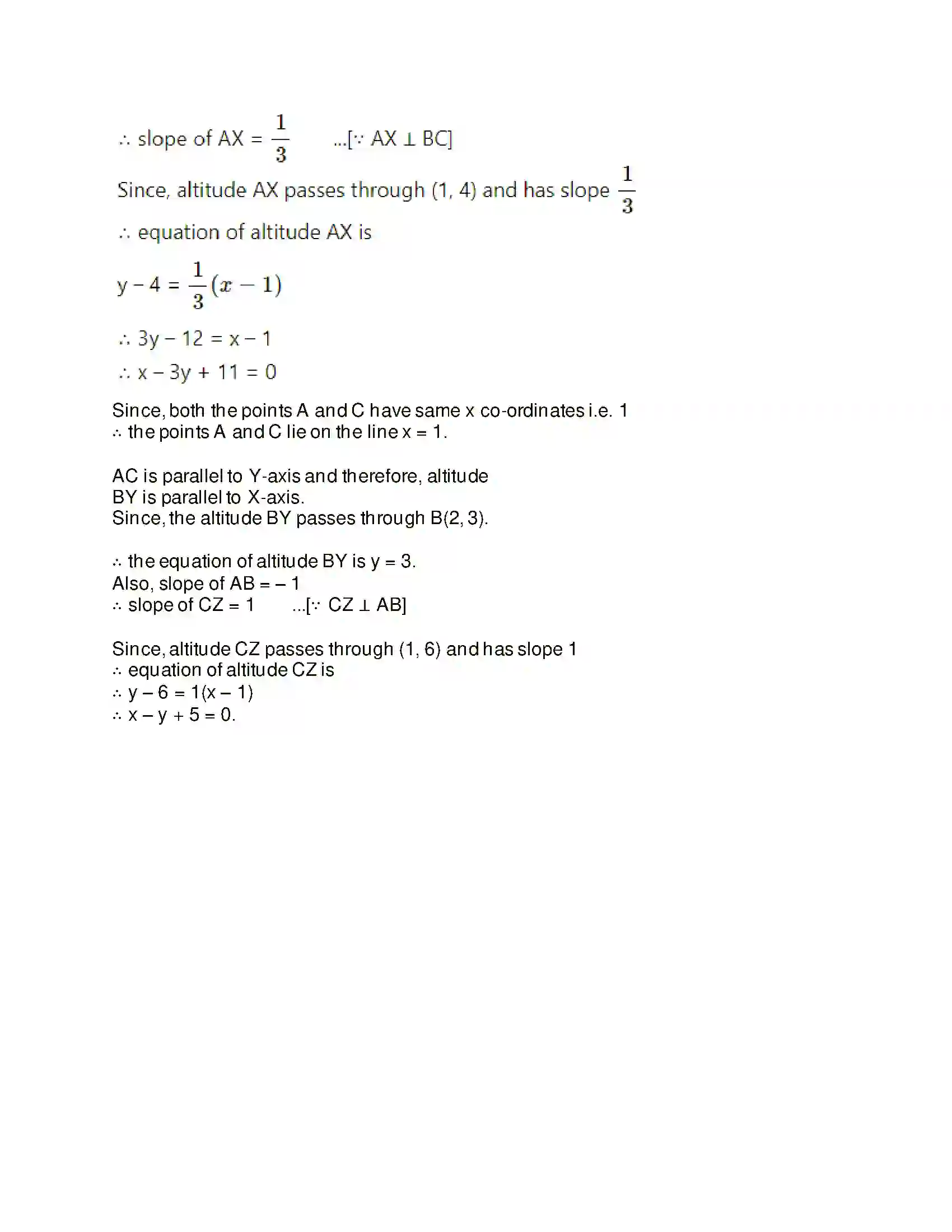 Maharashtra Board Class 11th Mathematics & Statistics - 1 Locus and Straight Line Solution 47