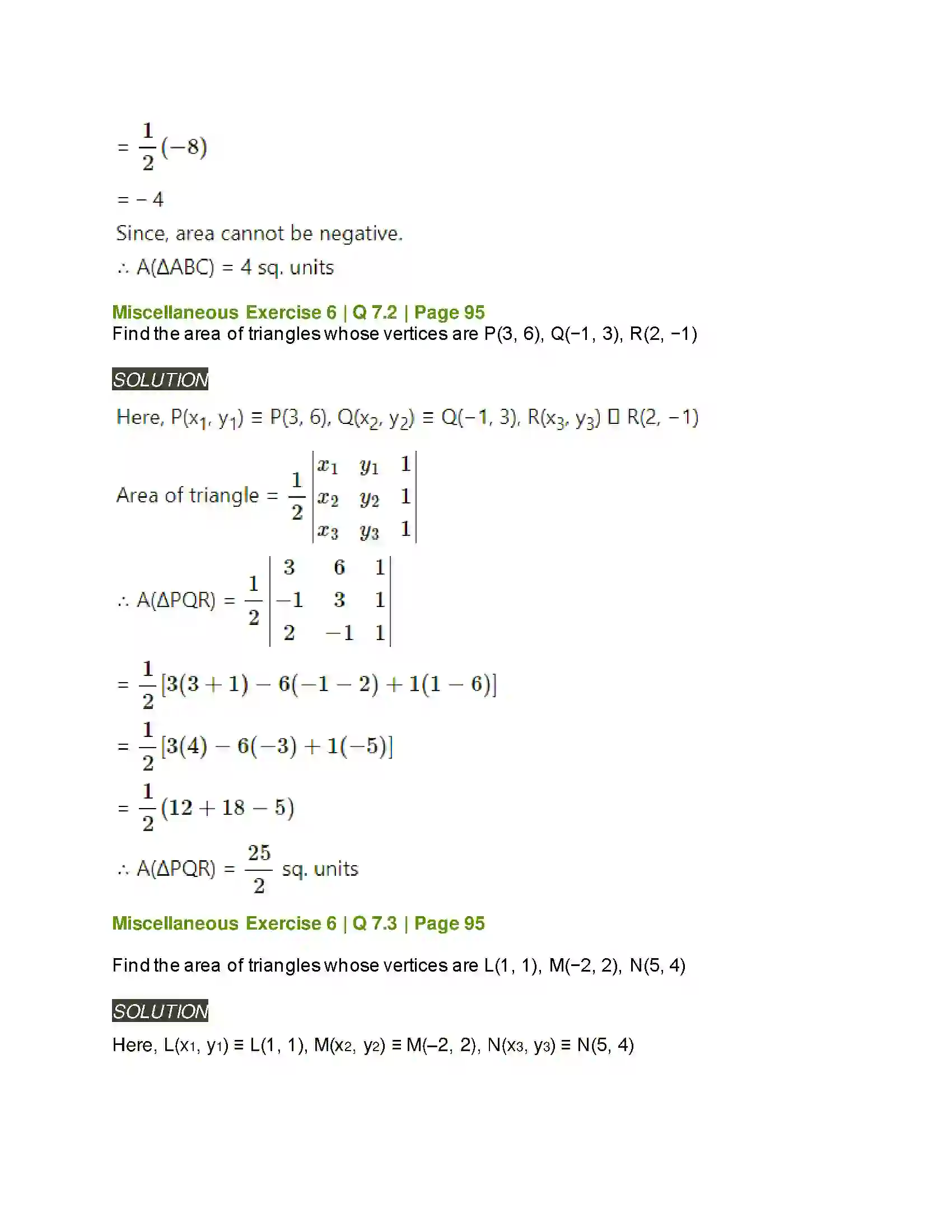Maharashtra Board Class 11th Mathematics & Statistics - 1 Determinants Solution 50
