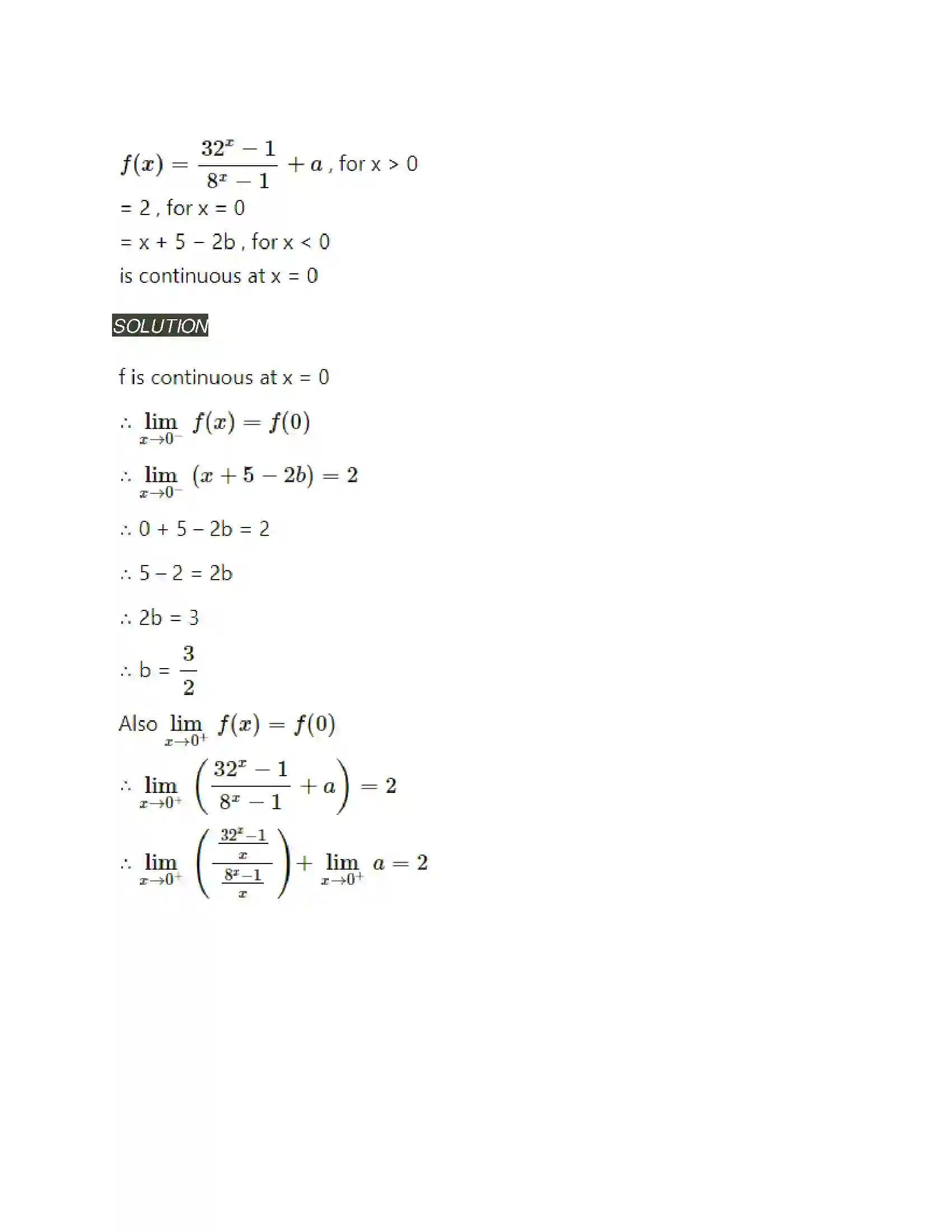 Maharashtra Board Class 11th Mathematics & Statistics - 1 Continuity Solution 22