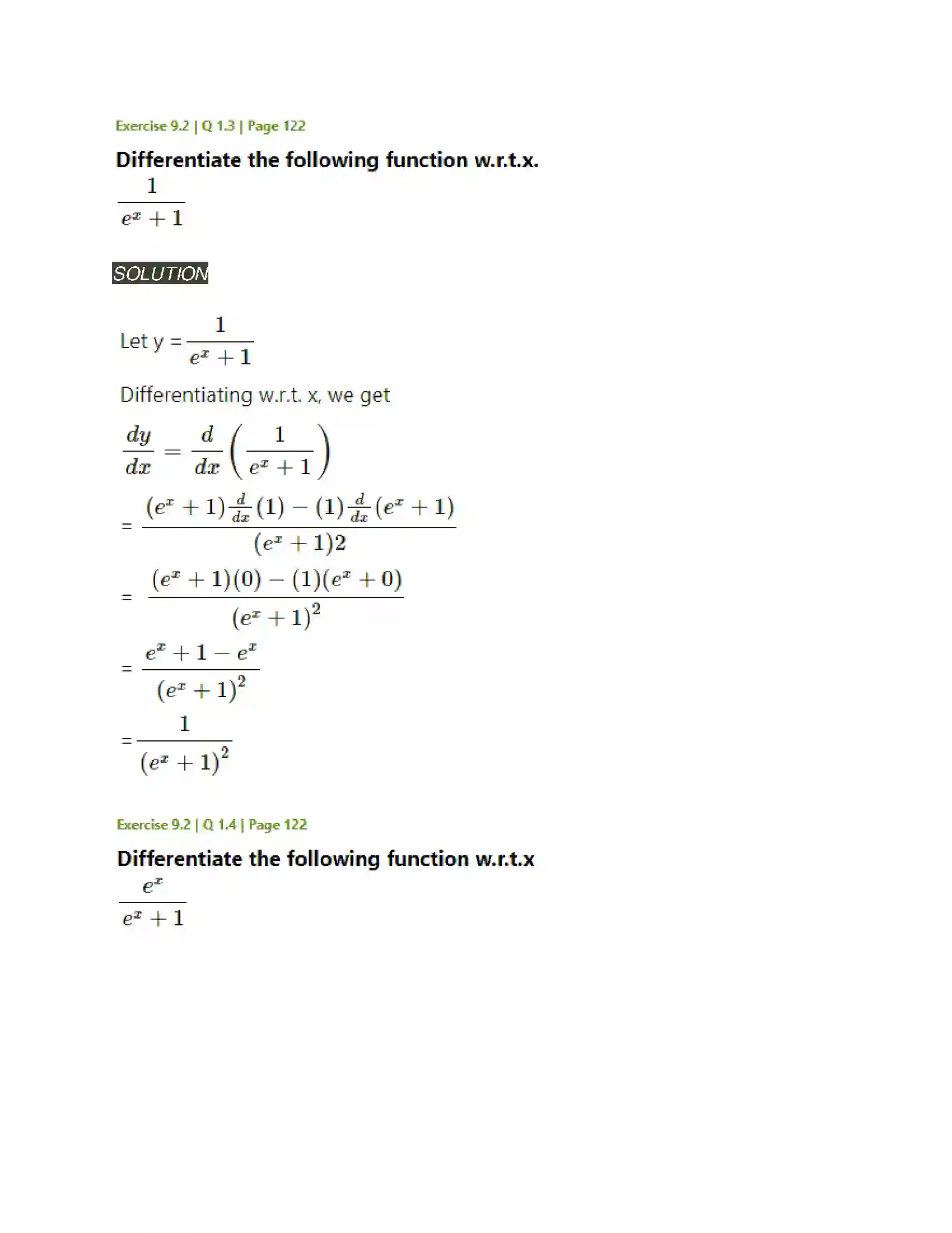 Maharashtra Board Class 11th Mathematics & Statistics - 1 Differentiation Solution 19